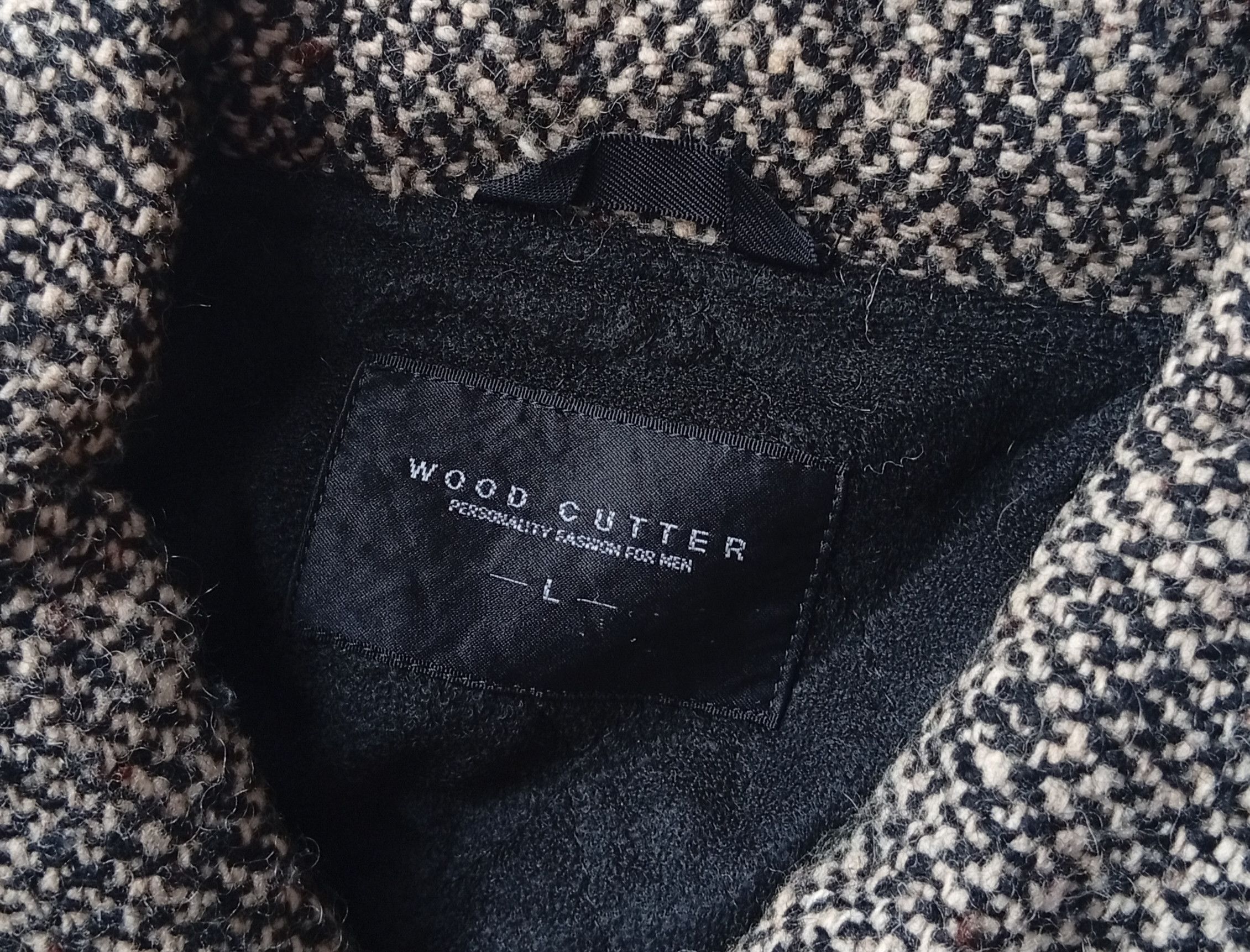 Japanese Brand WoodCutter wool hairy work jacket Size US L / EU 52-54 / 3 - 4 Thumbnail