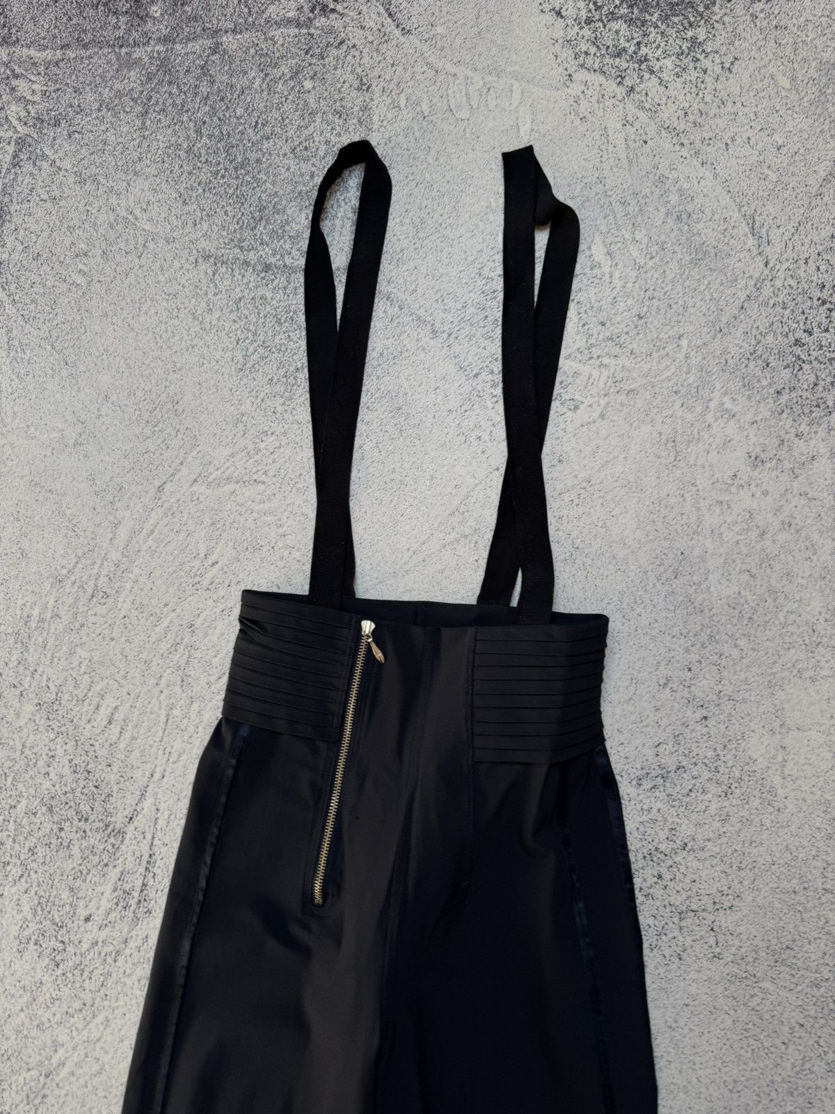 Marithe + Francois Girbaud Archive Prada Style Overalls High Waist Suspender Pants Size 27" / US 4 / IT 40 - 7 Thumbnail
