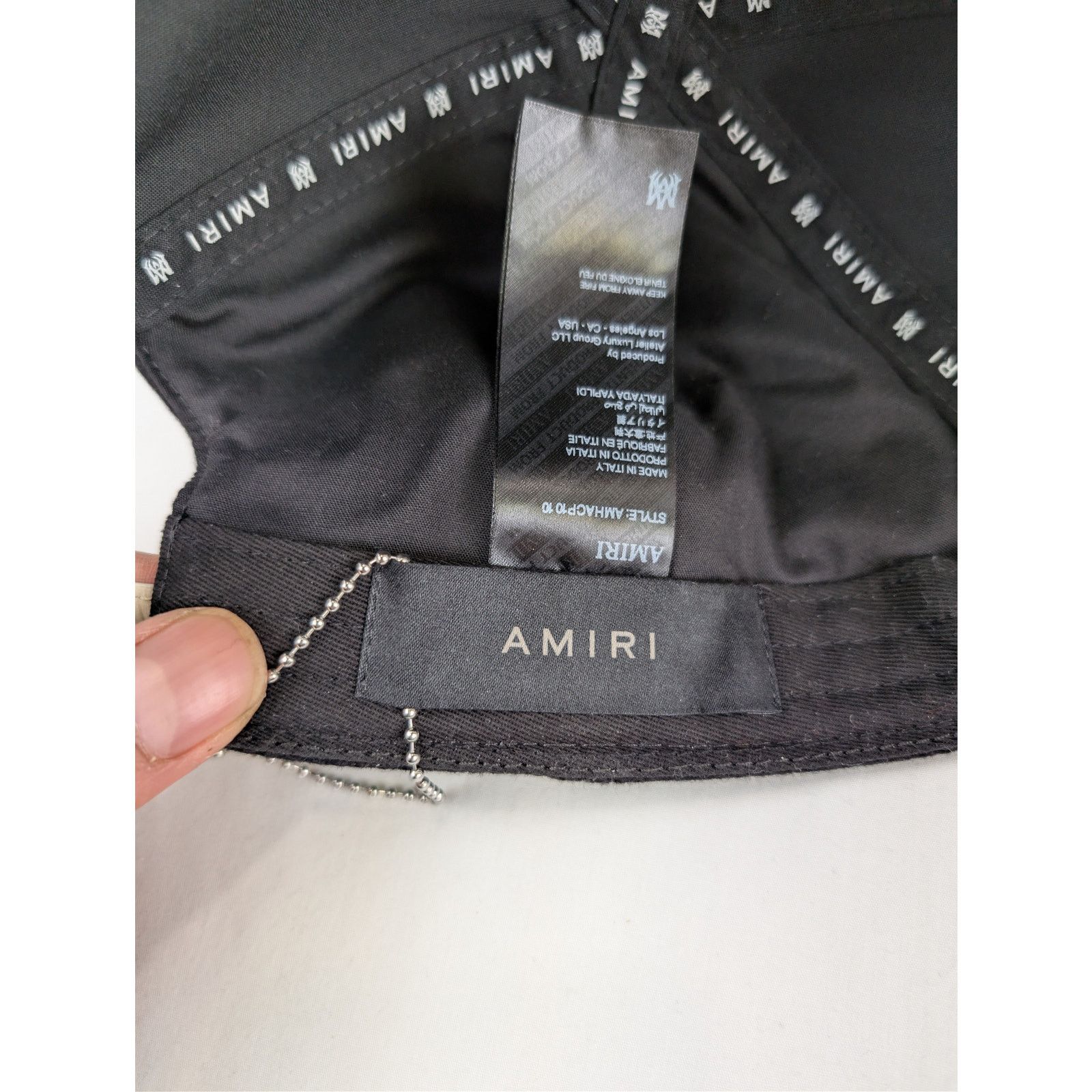 Amiri o1rshd1 Size: OS / Dream Team Two-Tone Cap / Hat in Black Size ONE SIZE - 15 Thumbnail