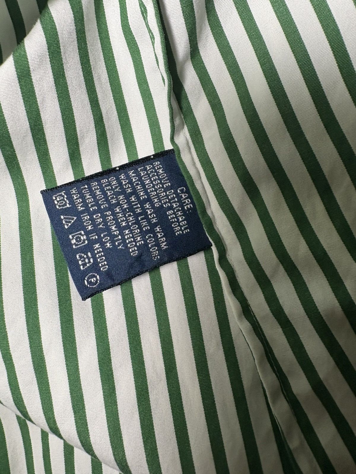 Ralph Lauren Ralph Lauren green stripe crested shirt Size XS / US 0-2 / IT 36-38 - 4 Thumbnail