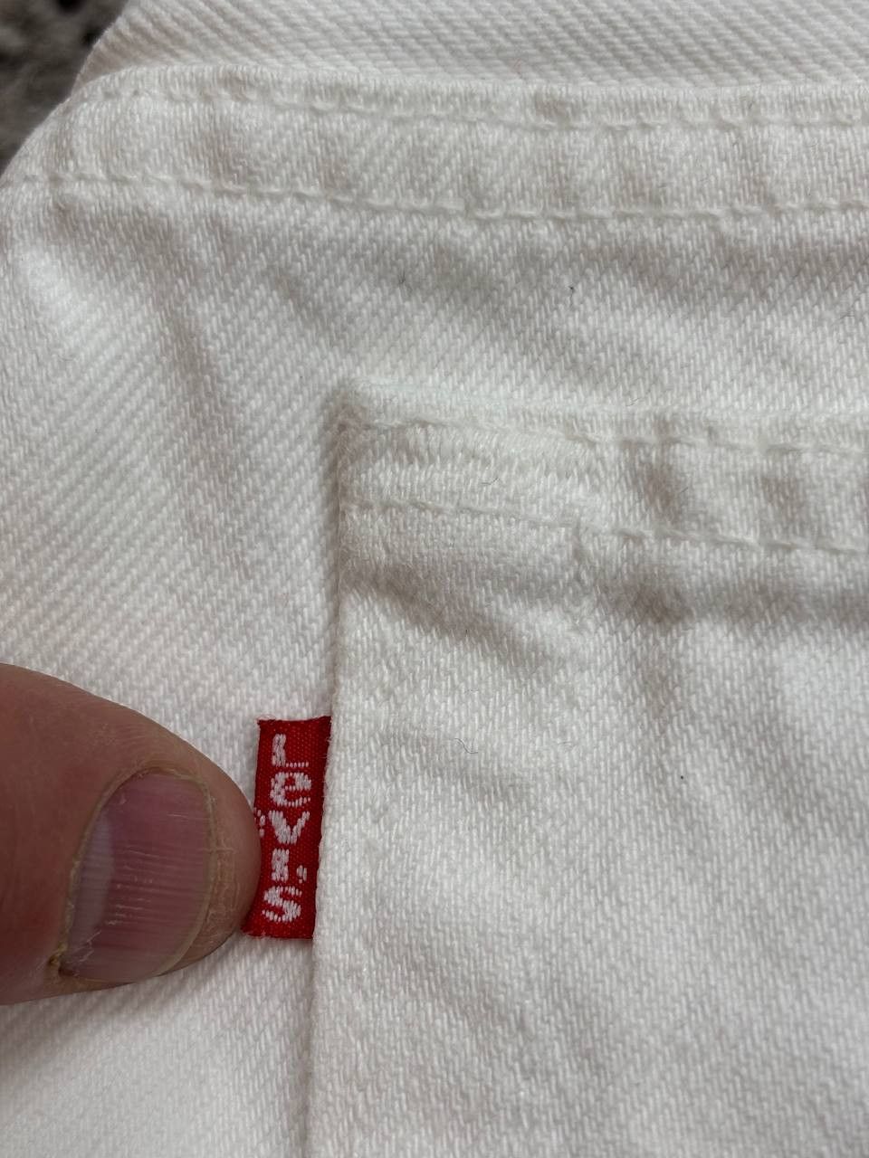Levi's Vintage Clothing Vintage 1992 Levi's 501 White Jeans Made in USA W30 L32 Size US 30 / EU 46 - 4 Thumbnail