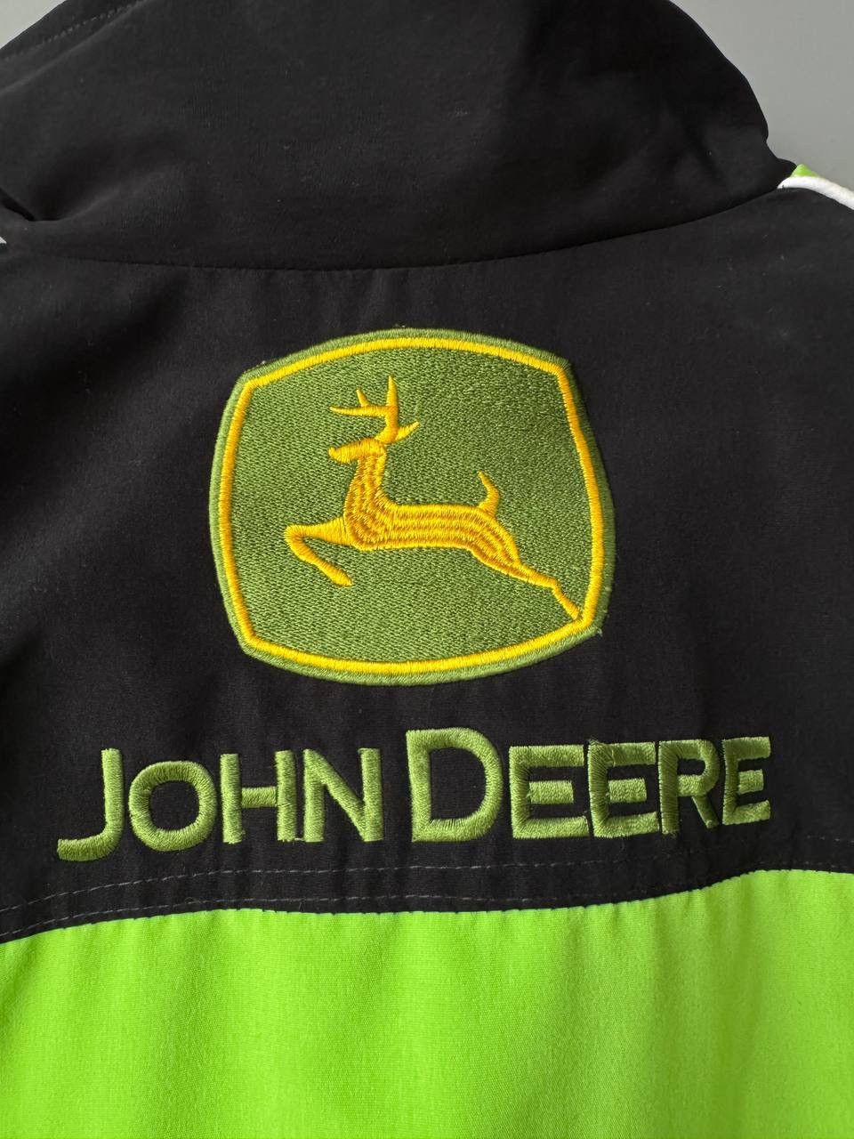 John Deere Vintage John Deere Racing Kawasaki Green Jacket Size US XL / EU 56 / 4 - 10 Thumbnail