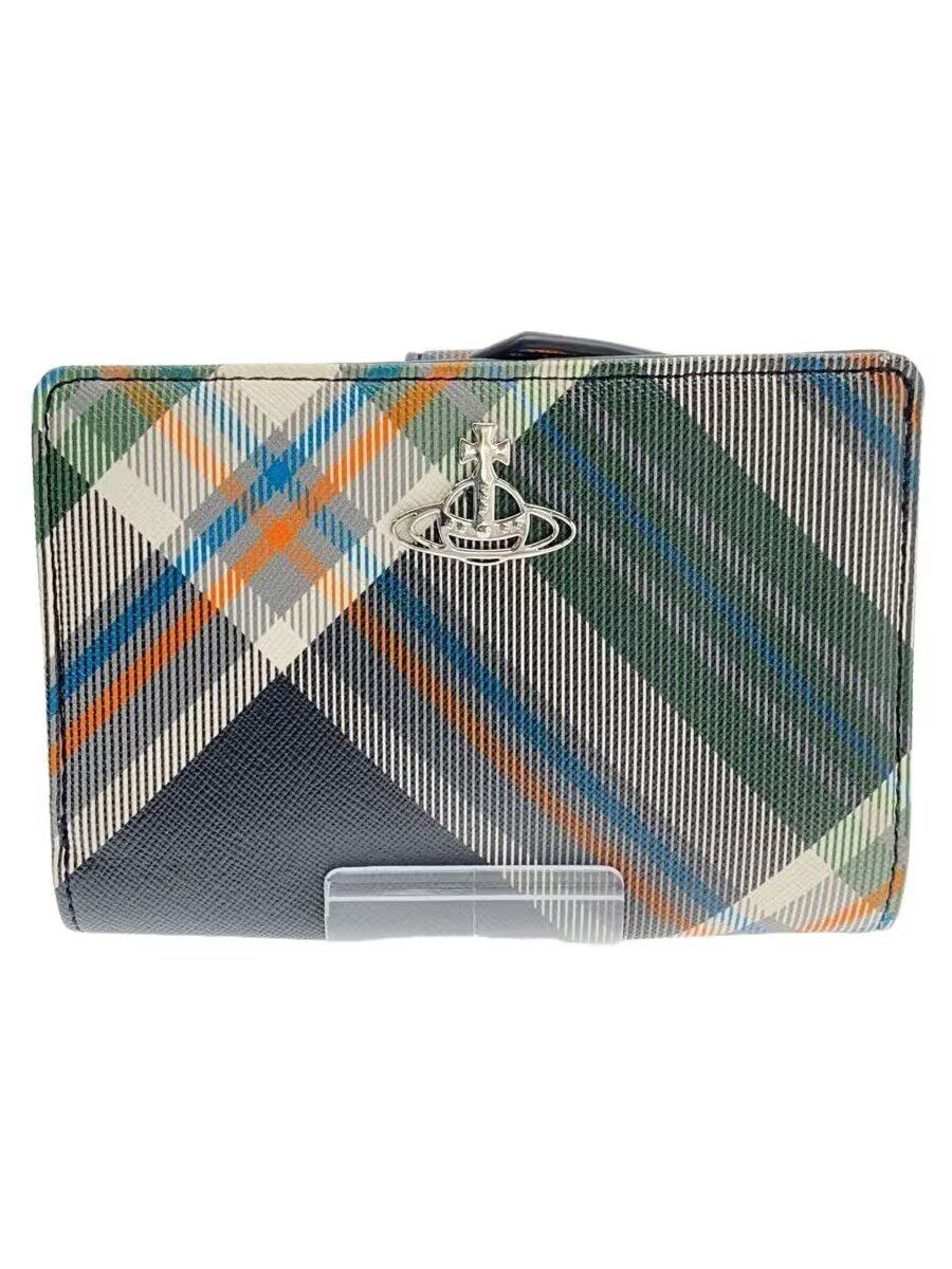 Vivienne Westwood Plaid Orb Leather Wallet Size ONE SIZE - 1 Thumbnail