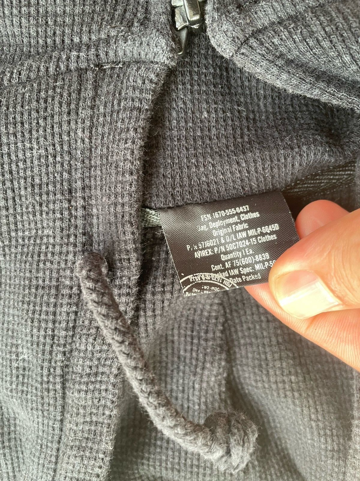 Avirex AVIREX 27TH FIGHTER ZIPPER HOODIE Size US L / EU 52-54 / 3 - 5 Thumbnail