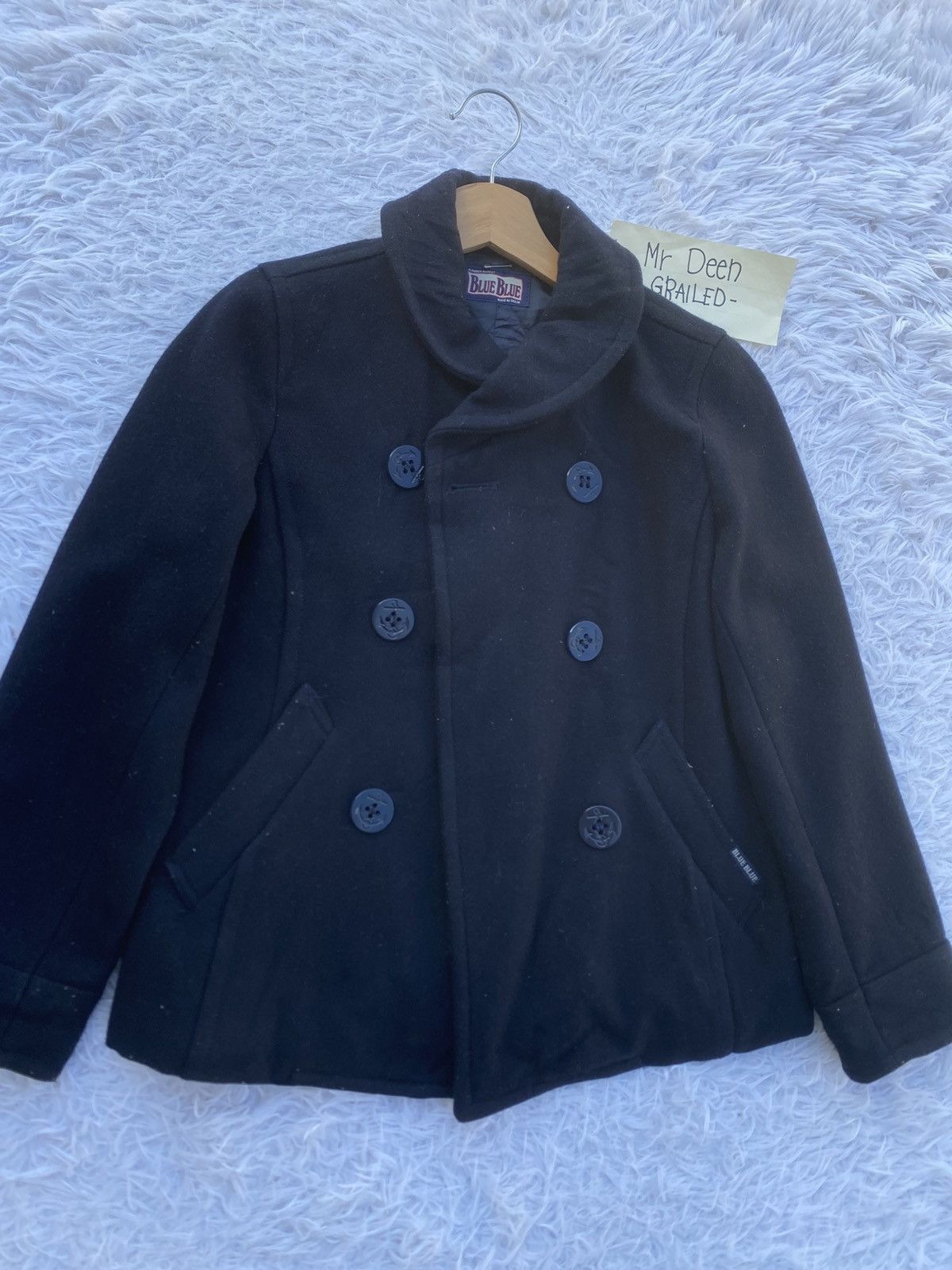 Blue Blue Japan Rare Vintage Blue Blue Wool Women Jacket Size S / US 4 / IT 40 - 5 Thumbnail