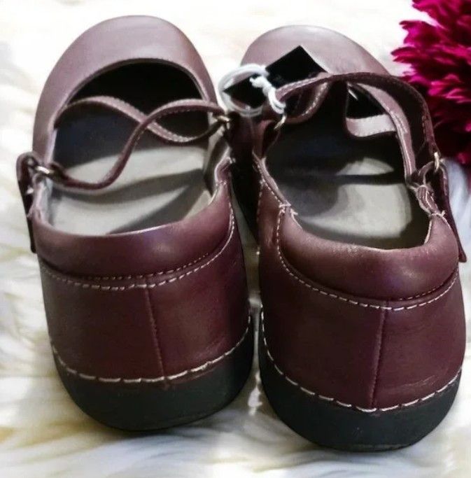 Vionic Vionic Judith Burgundy Mary Jane Flat Shoes Size 8.5 Size US 8.5 / IT 38.5 - 8 Thumbnail