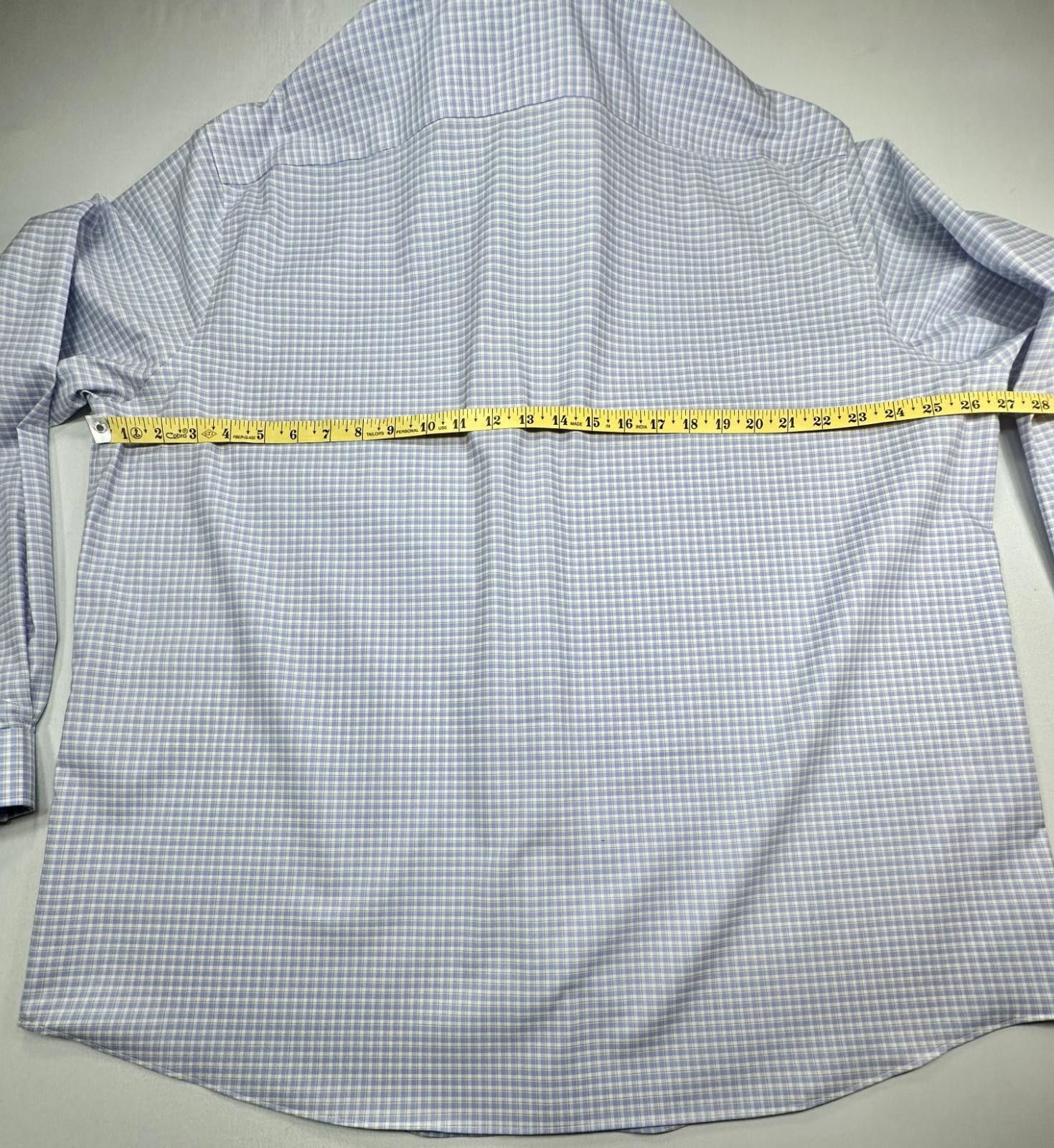 Michael Kors Michael Kors Regular Fit Comfort Stretch Shirt Blue Mens 2XL Size US XXL / EU 58 / 5 - 8 Thumbnail