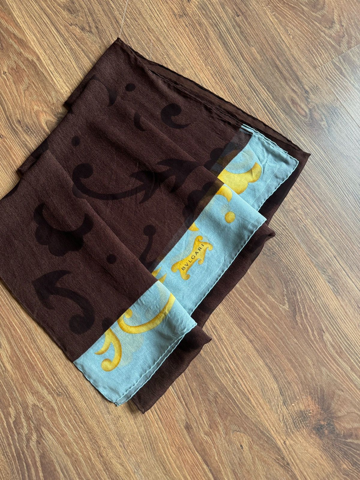 Bvlgari Authentic Bvlgari Silk Scarf Oblong Size ONE SIZE - 1 Thumbnail