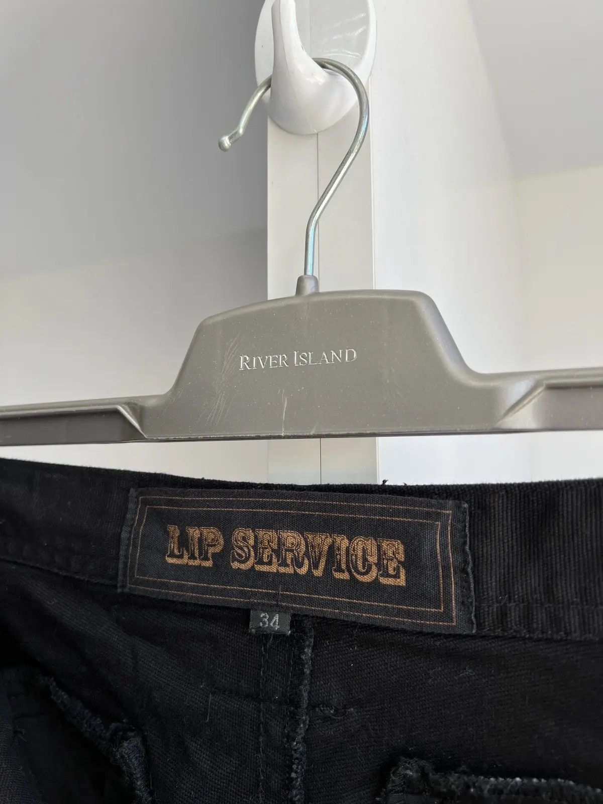 Lip Service × Vintage Lip Service Pants Men's Y2K Grunge Punk Cargo Vintage Goth Size US 34 / EU 50 - 9 Thumbnail