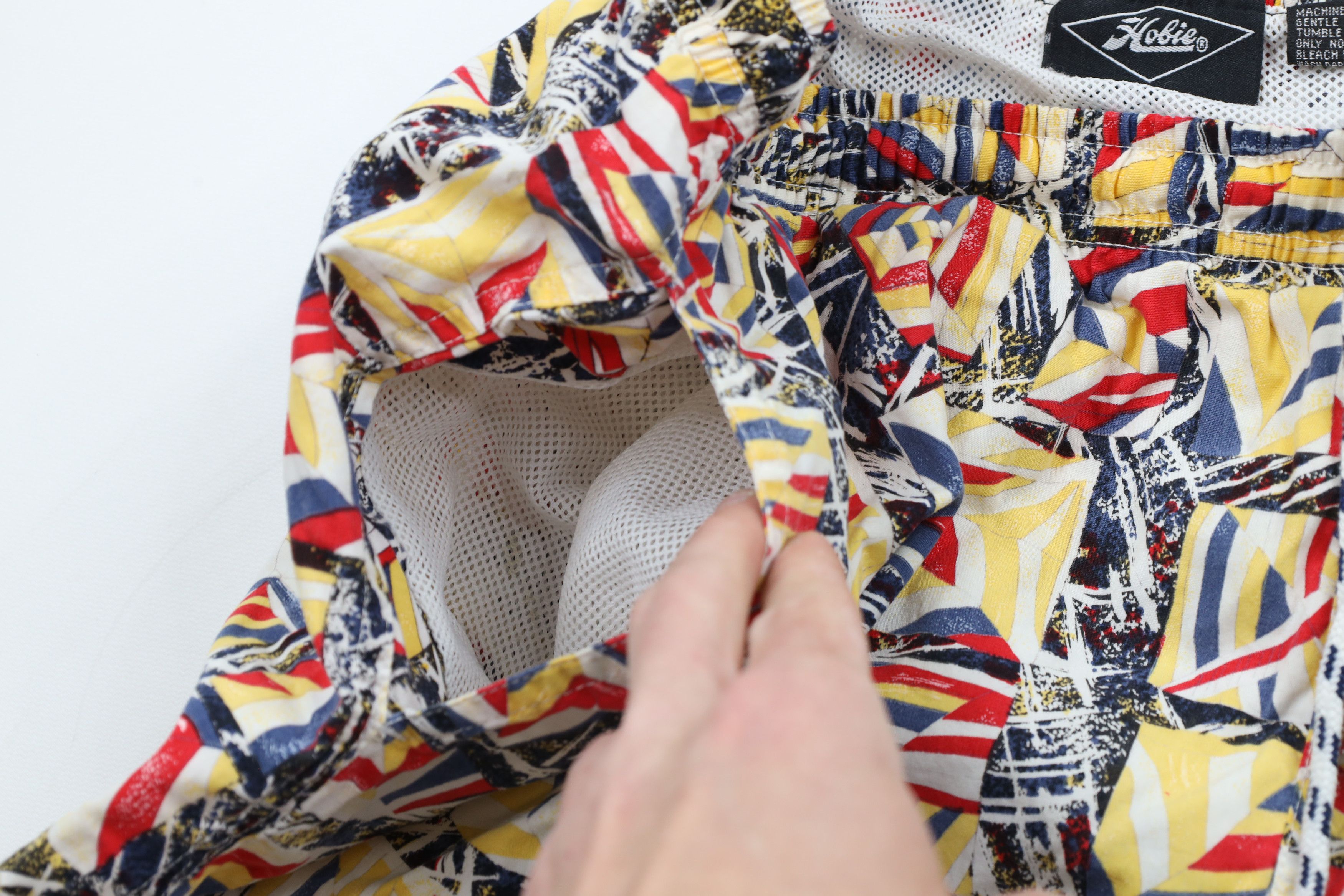 Vintage Vintage 90s Hobie Spell Abstract Sailing Flags Lined Shorts Size US 32 / EU 48 - 6 Thumbnail