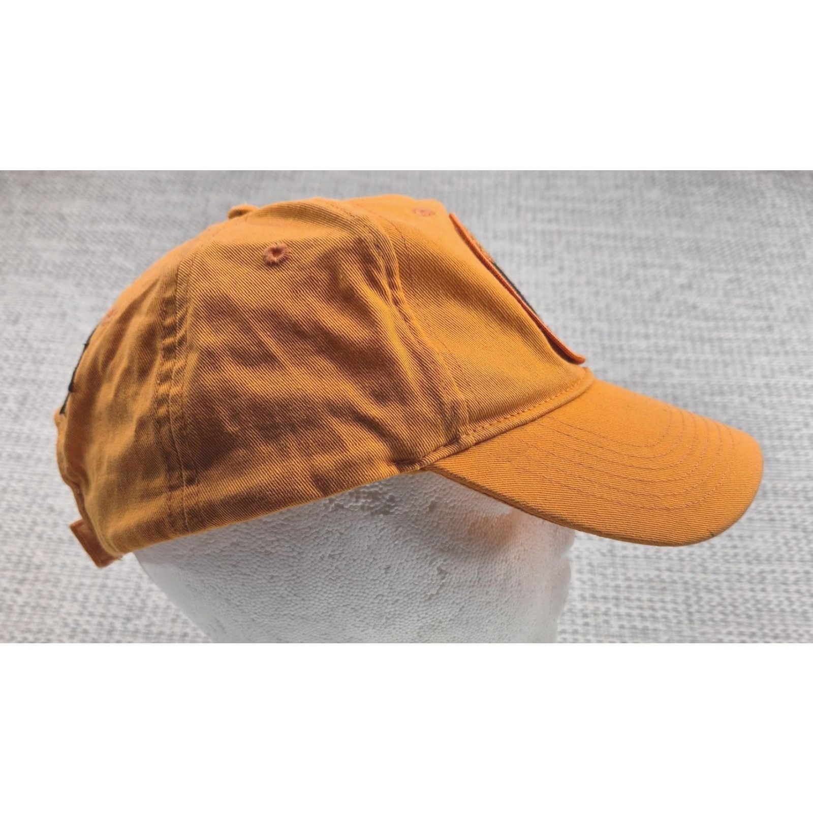 Vintage Big Accessories Hat Cap Strap Back One Size Orange Army Skull Mens Baseball Cap Size ONE SIZE - 4 Thumbnail