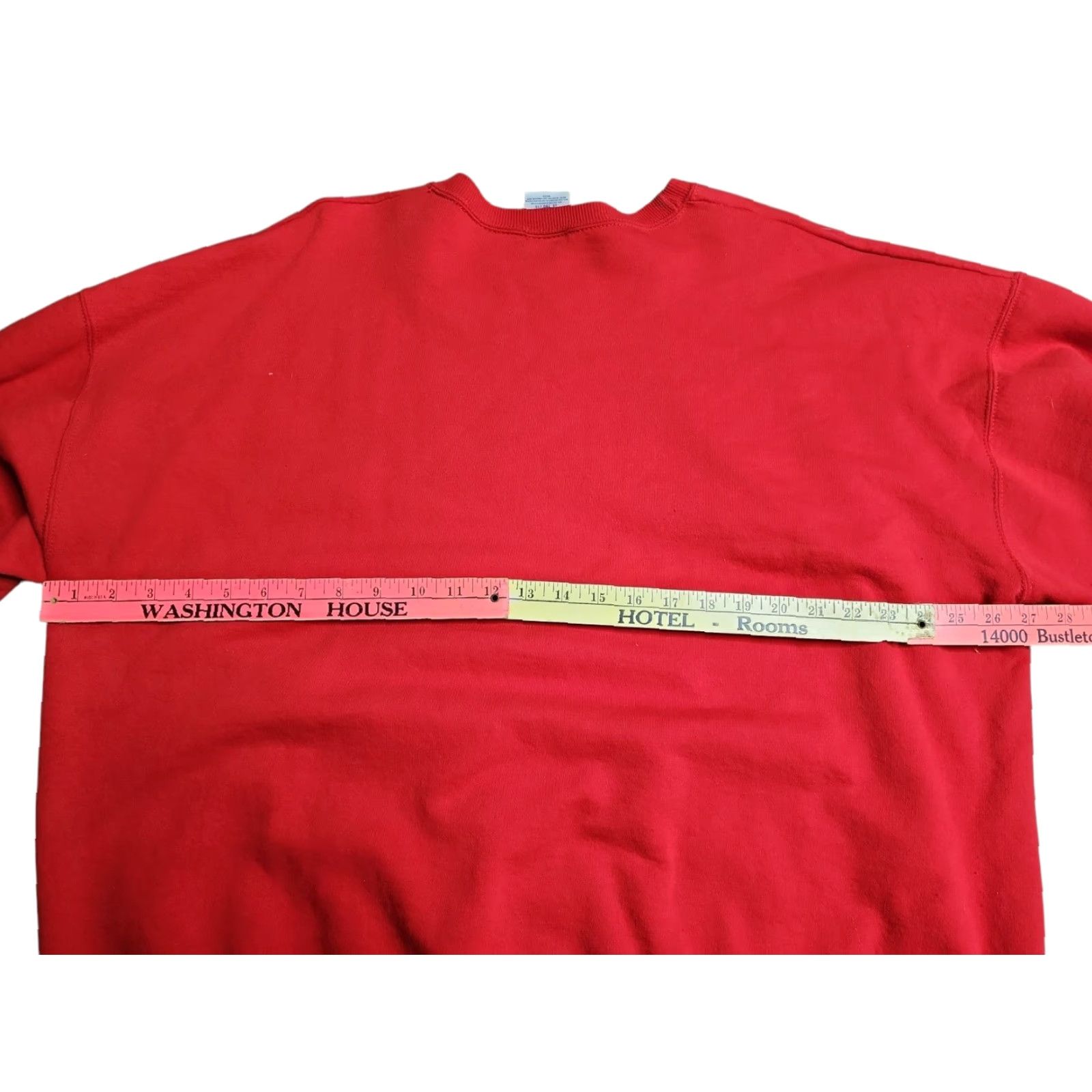 Vintage VINTAGE American Eagle Sweatshirt Crewneck 2XL Red 90s Mens Pullover Cotton Blend Sweatshirt Size US XXL / EU 58 / 5 - 3 Thumbnail