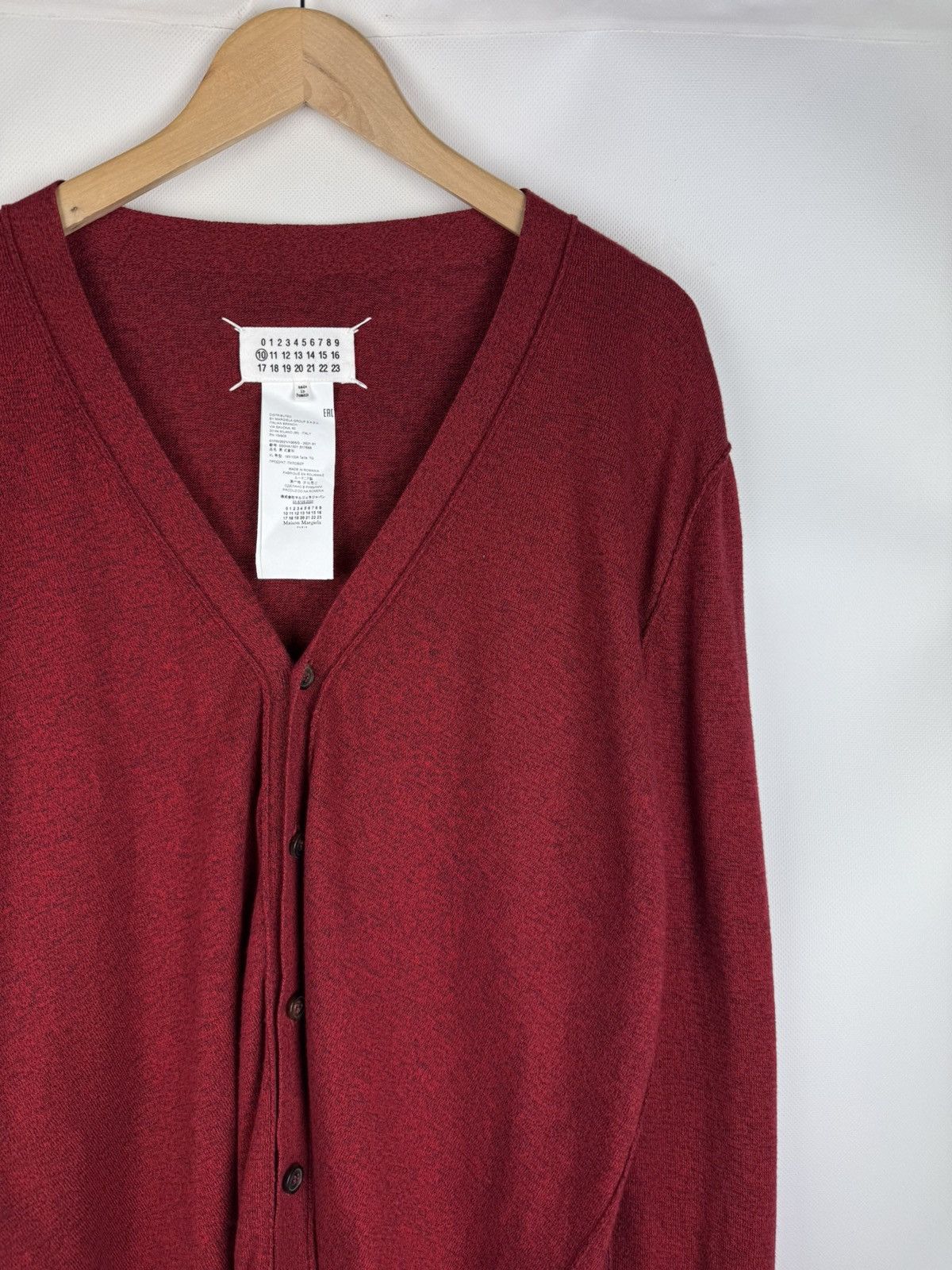 Maison Margiela Maison Margiela Button Front Elbow Patches Cardigan Sweater Size US XL / EU 56 / 4 - 5 Thumbnail