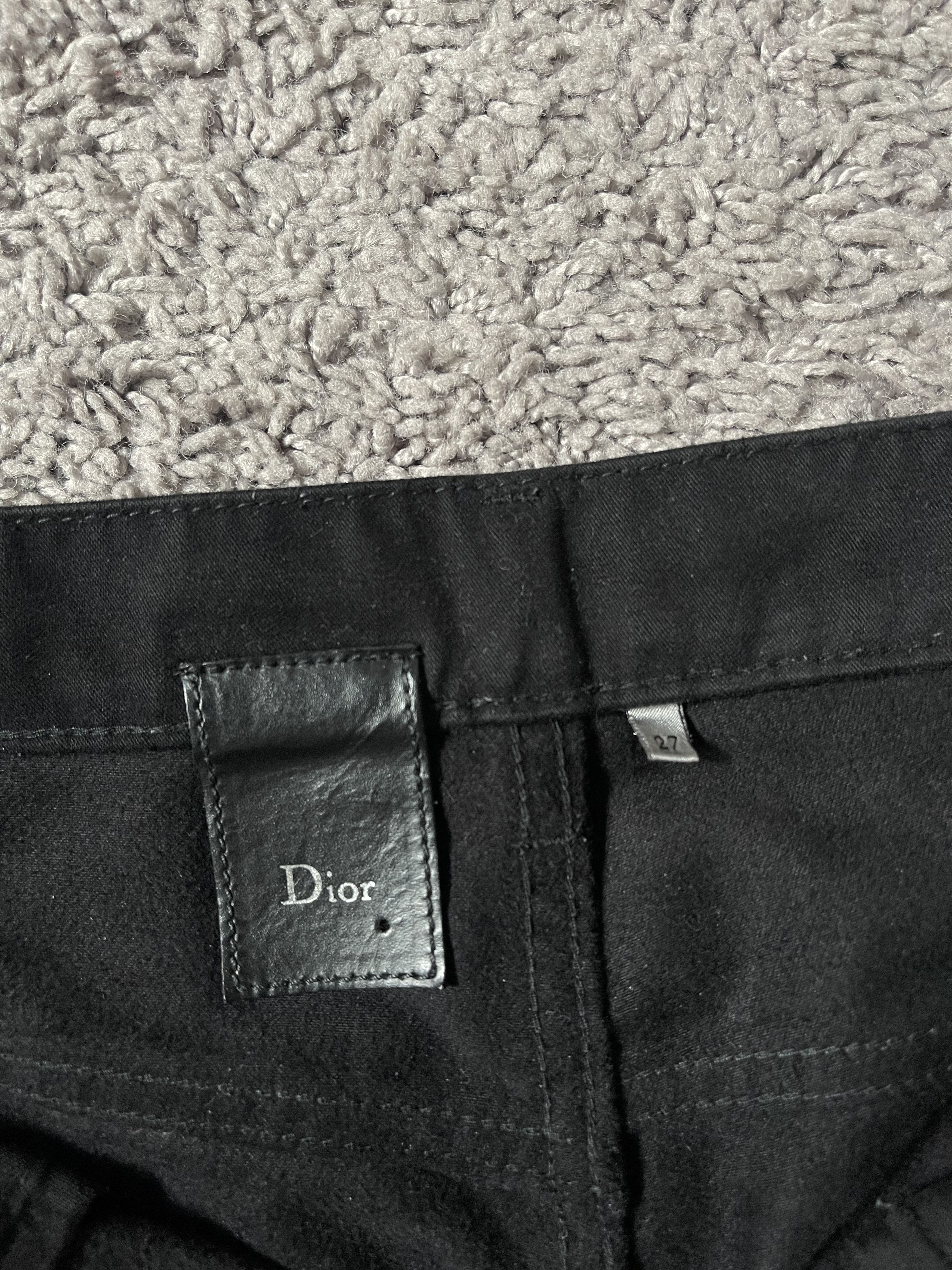 Hedi Slimane Dior Homme 07AW Navigate Arcadius Wax Denim Size US 27 - 5 Thumbnail