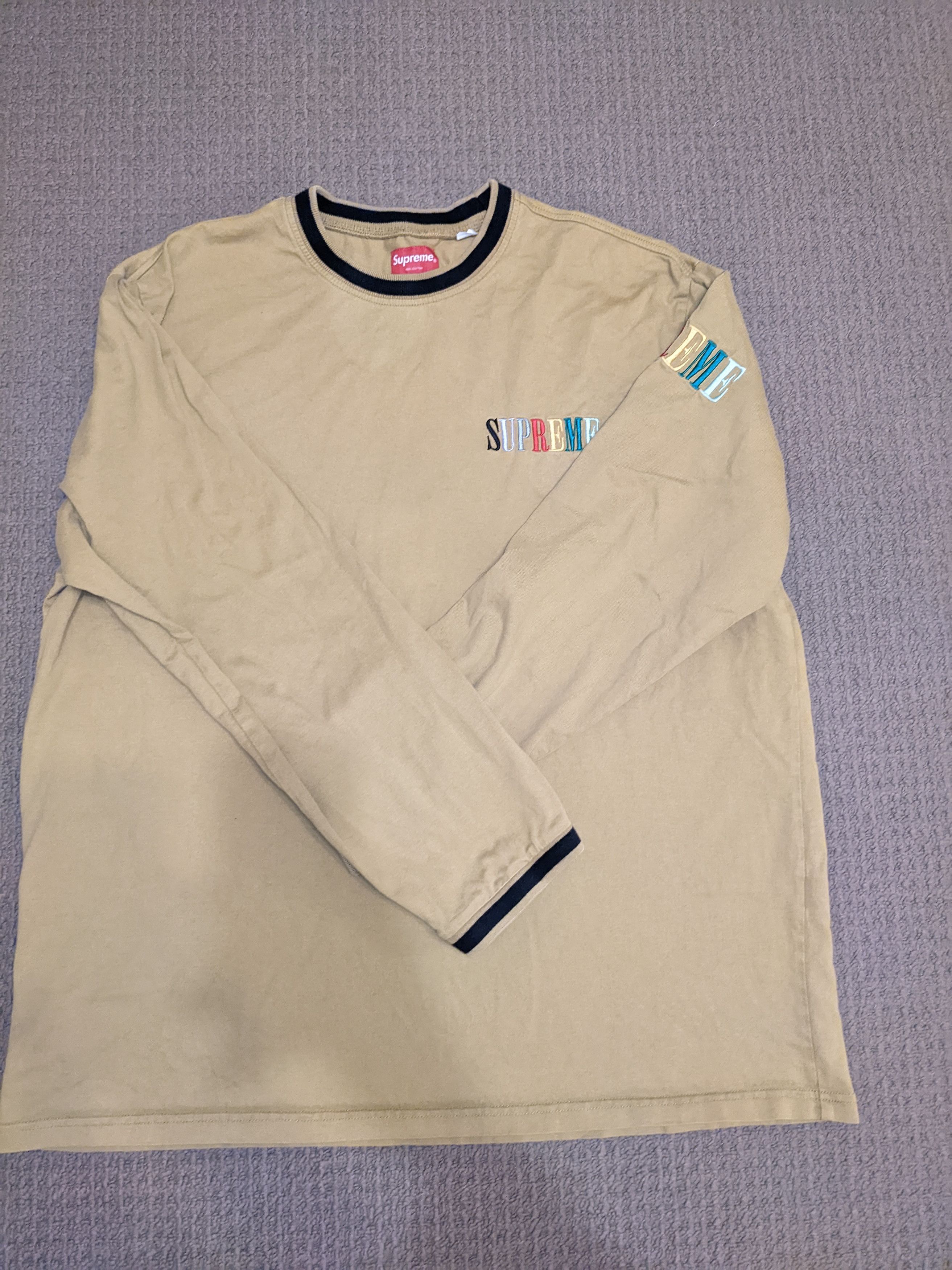 Supreme Supreme Multi Color Logo Top Size US L / EU 52-54 / 3 - 4 Thumbnail