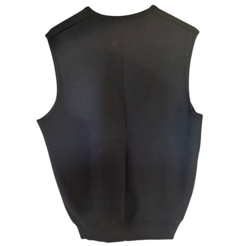 St. Croix St. Croix Knits 80s Black 100% Zephyr Wool Vest size Large Size US L / EU 52-54 / 3 - 3 Thumbnail