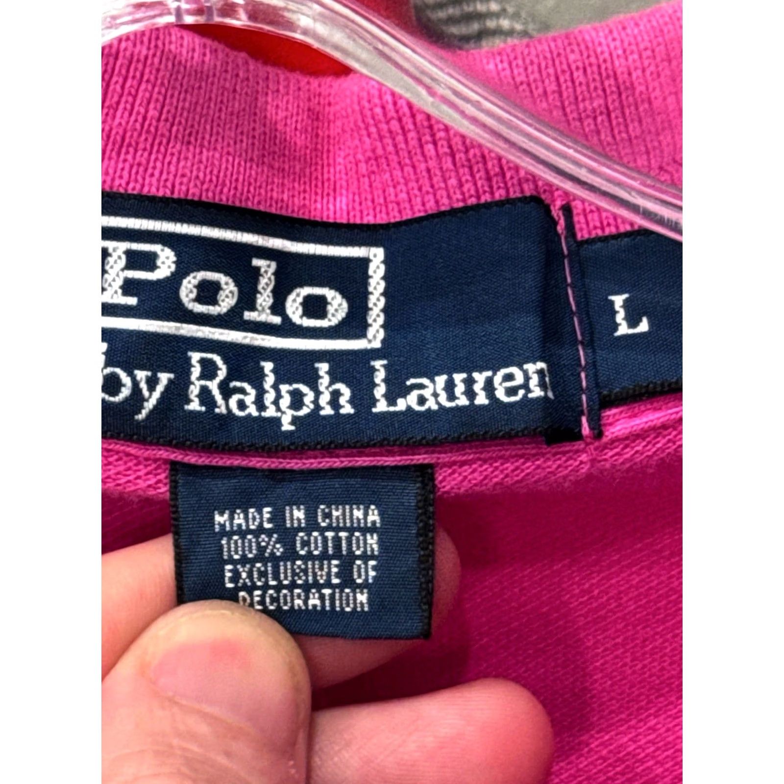 Polo Ralph Lauren Polo Ralph Lauren Polo Shirt L Mens Pink Orange Pony POLO SHIRT Large L Size US L / EU 52-54 / 3 - 7 Thumbnail