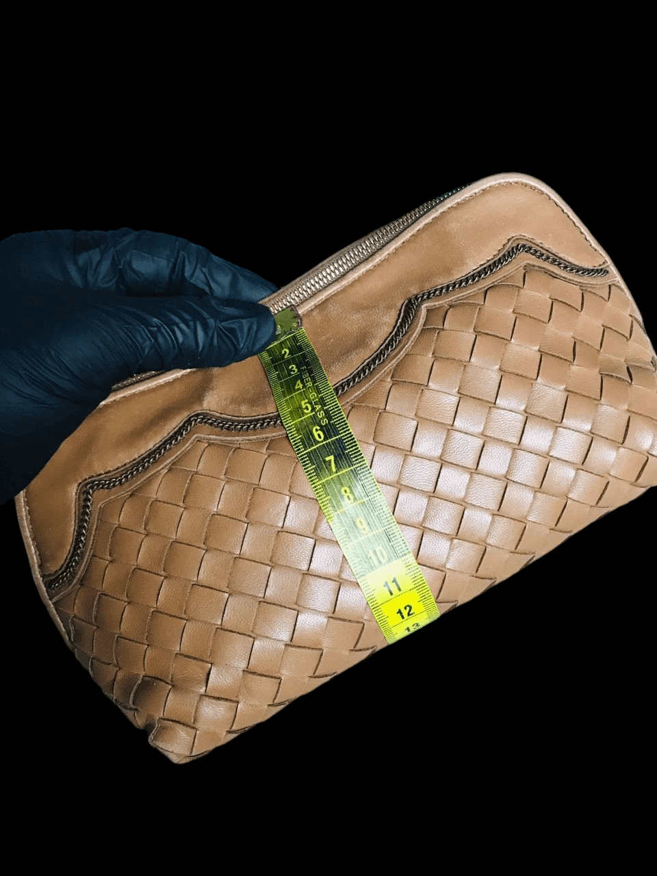 Bottega Veneta Auth Bottega Veneta Leather Brown Clutches Size ONE SIZE - 9 Thumbnail