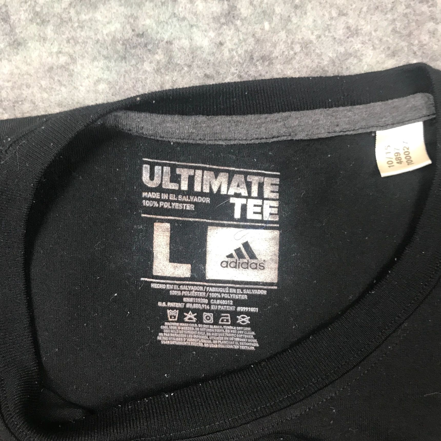 Adidas Adidas Running Shirt Mens Large Black Ultimate Tee Cleat Head Runners Size US L / EU 52-54 / 3 - 3 Thumbnail
