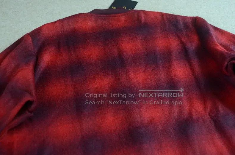 Needles Needles size S Dark check wool jacket overcoat baseball sui Size US L / EU 52-54 / 3 - 8 Thumbnail