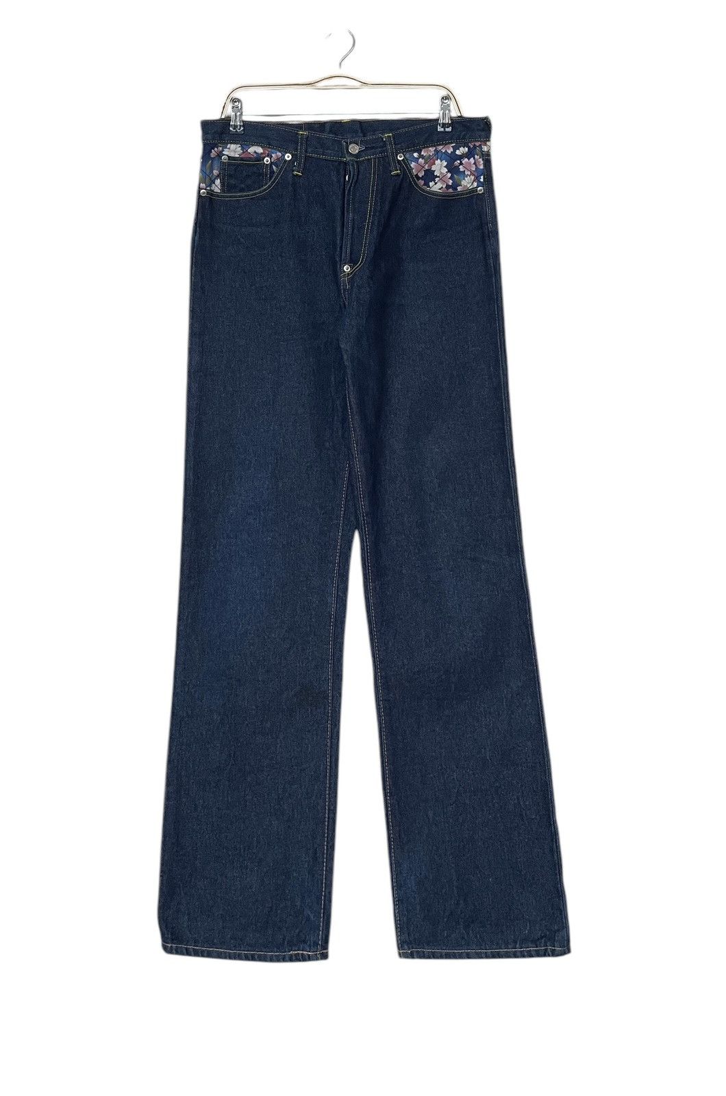 14th Addiction × Japanese Brand × Vintage Vintage Japanese Brand Soul Sukajan Jeans 1990s Size US 34 / EU 50 - 2 Thumbnail