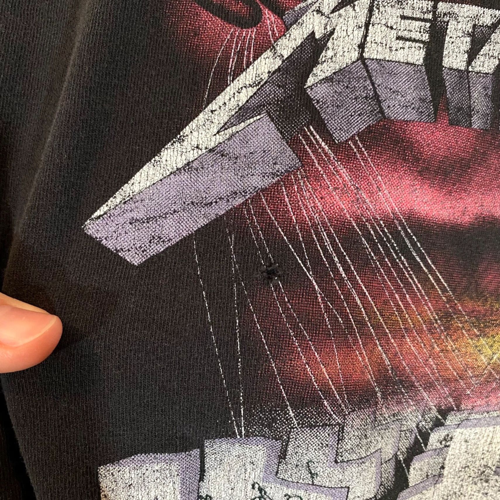 Vintage VINTAGE Metallica Shirt Mens Large Black Master of Puppets 1994 Band Tee 90's Mens Large Metallica Shirt Size US L / EU 52-54 / 3 - 7 Thumbnail