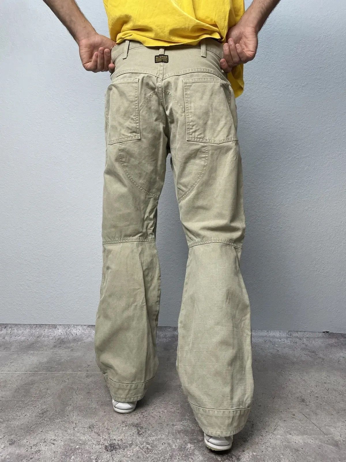 G-Star × Japanese Brand × Vintage Vintage Junya Watanabe Balenciaga Style Bondage Cargo Pants Size US 34 / EU 50 - 1 Thumbnail