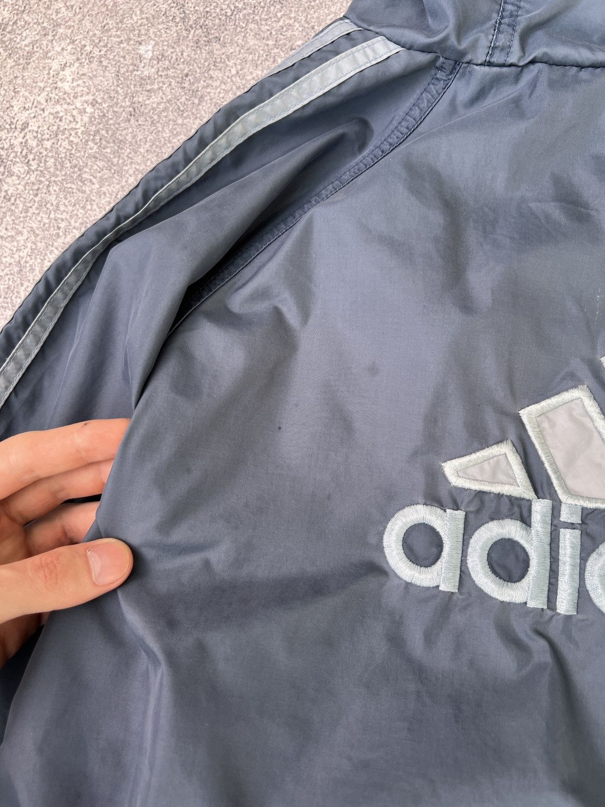 Adidas × Vintage Vintage Adidas Streetwear 90s style blue jacket Size US M / EU 48-50 / 2 - 14 Thumbnail