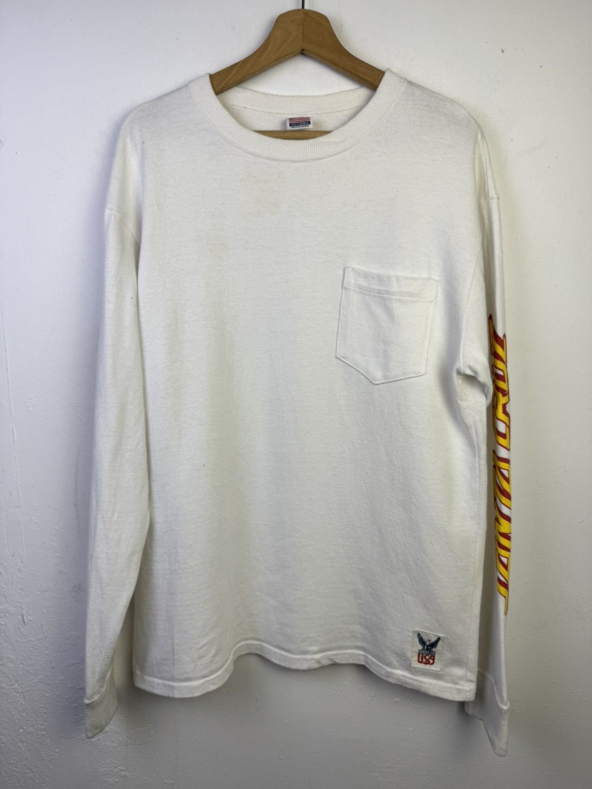 Santa Cruz Skateboards Vintage Santa Cruz Skateboard Longsleeve tshirt Size US M / EU 48-50 / 2 - 2 Thumbnail