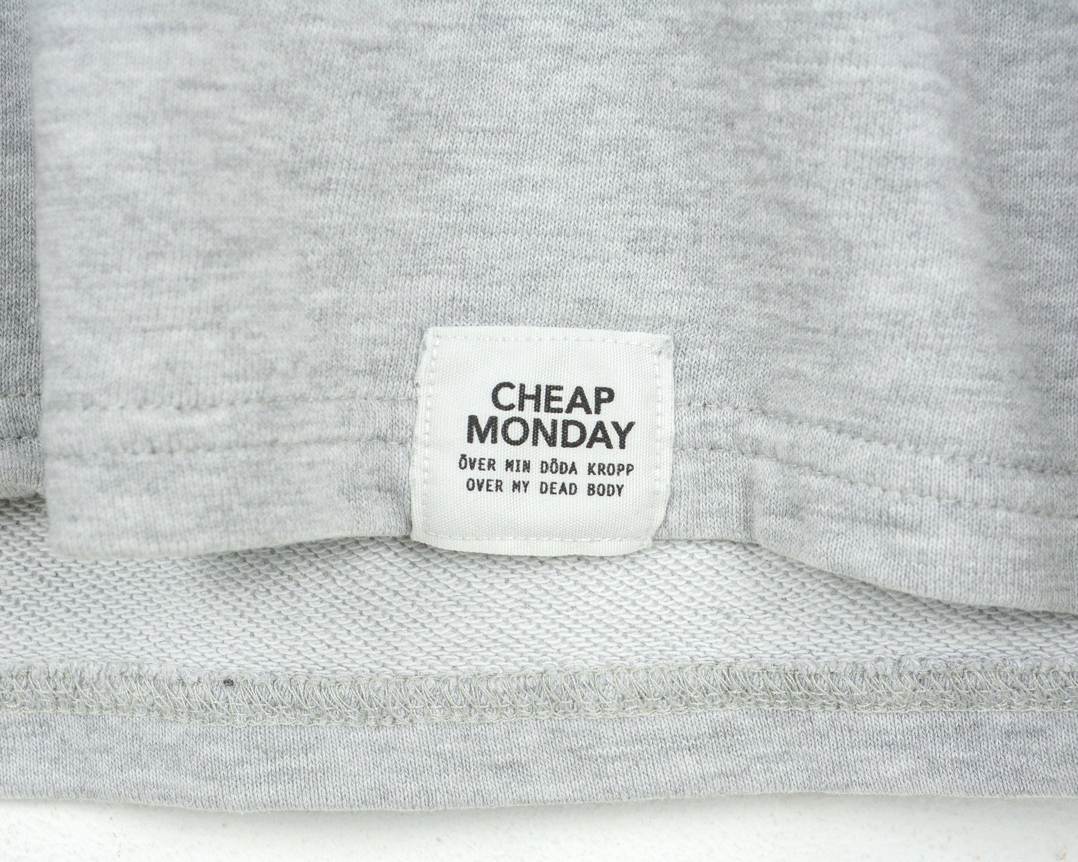 Cheap Monday Zone Sweat Jumper Pullover Sweatshirt Crew Neck Grey Active Size US M / EU 48-50 / 2 - 3 Thumbnail