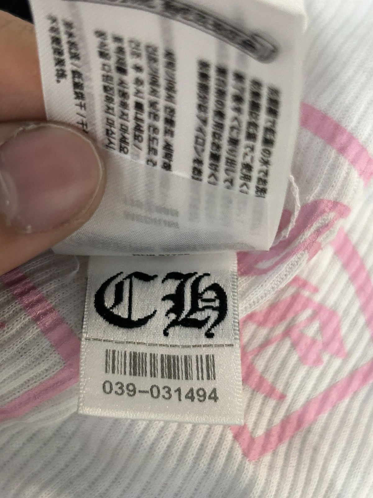 Chrome Hearts Chrome Hearts Pink T Bar Rib Tank Top Size US M / EU 48-50 / 2 - 13 Thumbnail