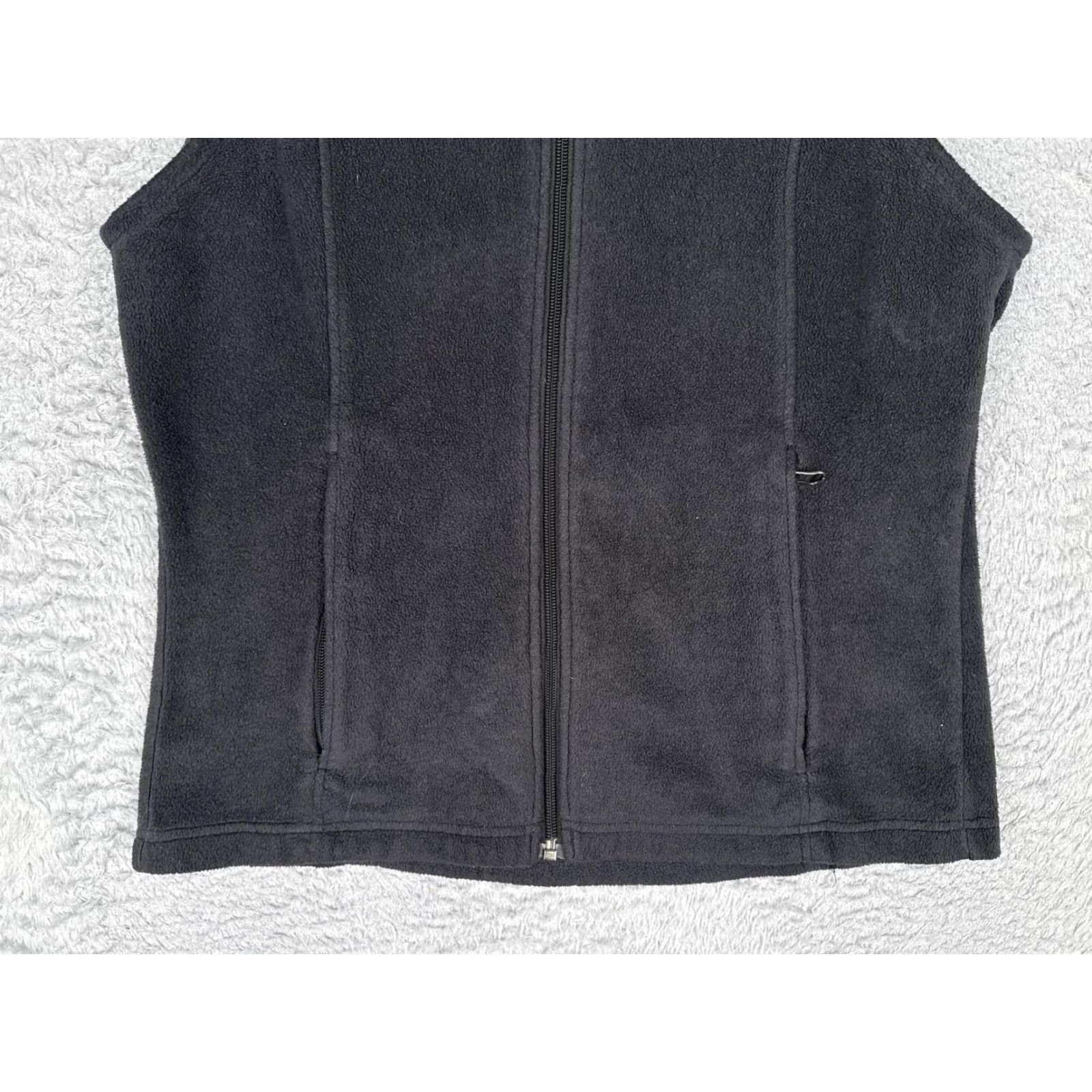 Vintage Columbia Fleece Vest Womens M Black Full Zip Pockets Outdoor Warm Hiking Size M / US 6-8 / IT 42-44 - 5 Thumbnail