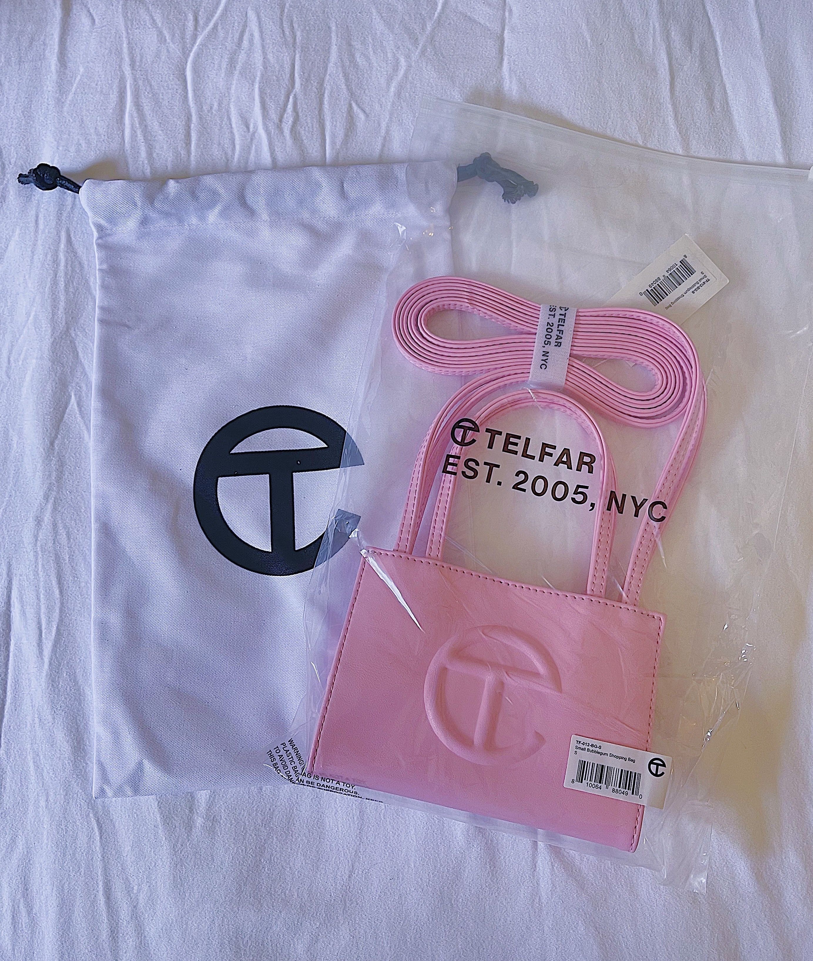 Telfar Shopping Bag Small Bubblegum Pink