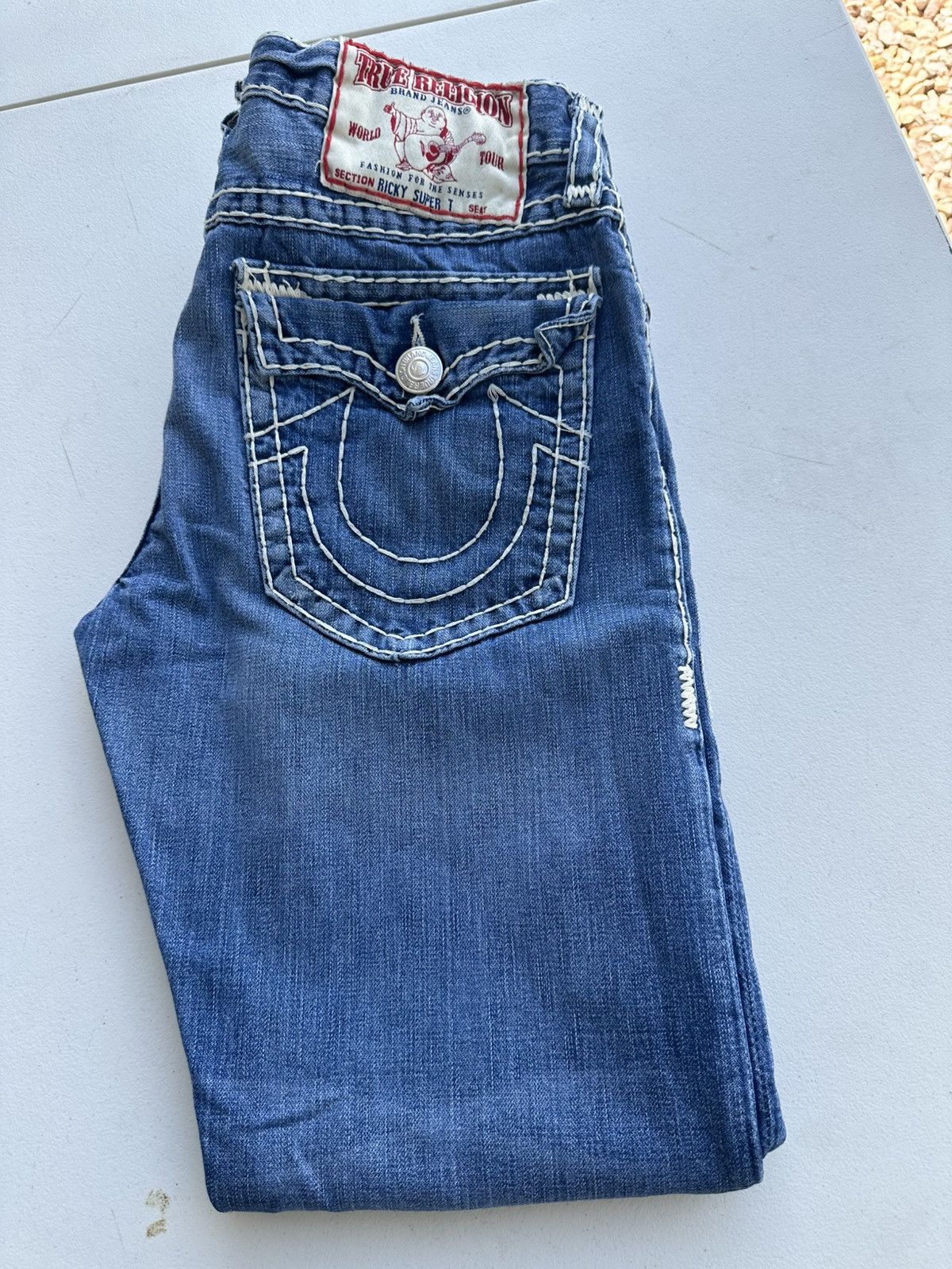 True Religion True Religion Ricky Super T jeans Size US 33 - 1 Thumbnail