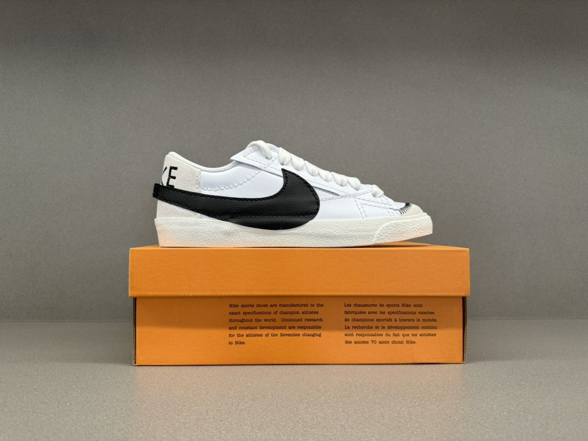 Nike Nike Blazer Low 77 Jumbo White Black Sail Women’s Size US 9 / IT 39 - 3 Thumbnail