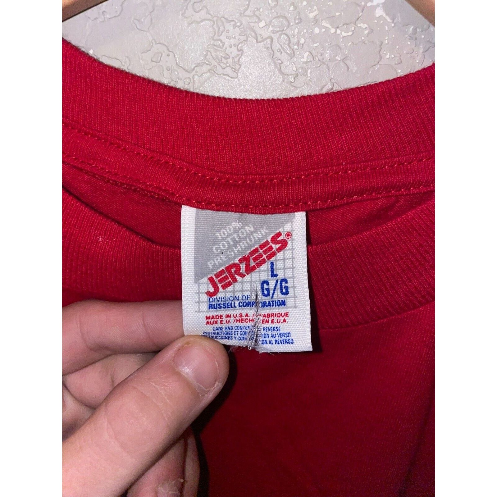 Jerzees Vintage Mav Con Shirt Outta My Way Red Jerzees Tee VTG 90s L Size US L / EU 52-54 / 3 - 3 Thumbnail
