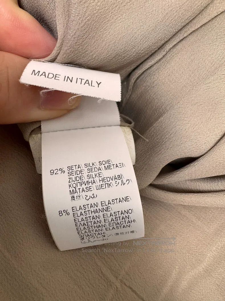 Brunello Cucinelli Brunello Cucinelli Striped Silk Dress Size M / US 6-8 / IT 42-44 - 7 Thumbnail