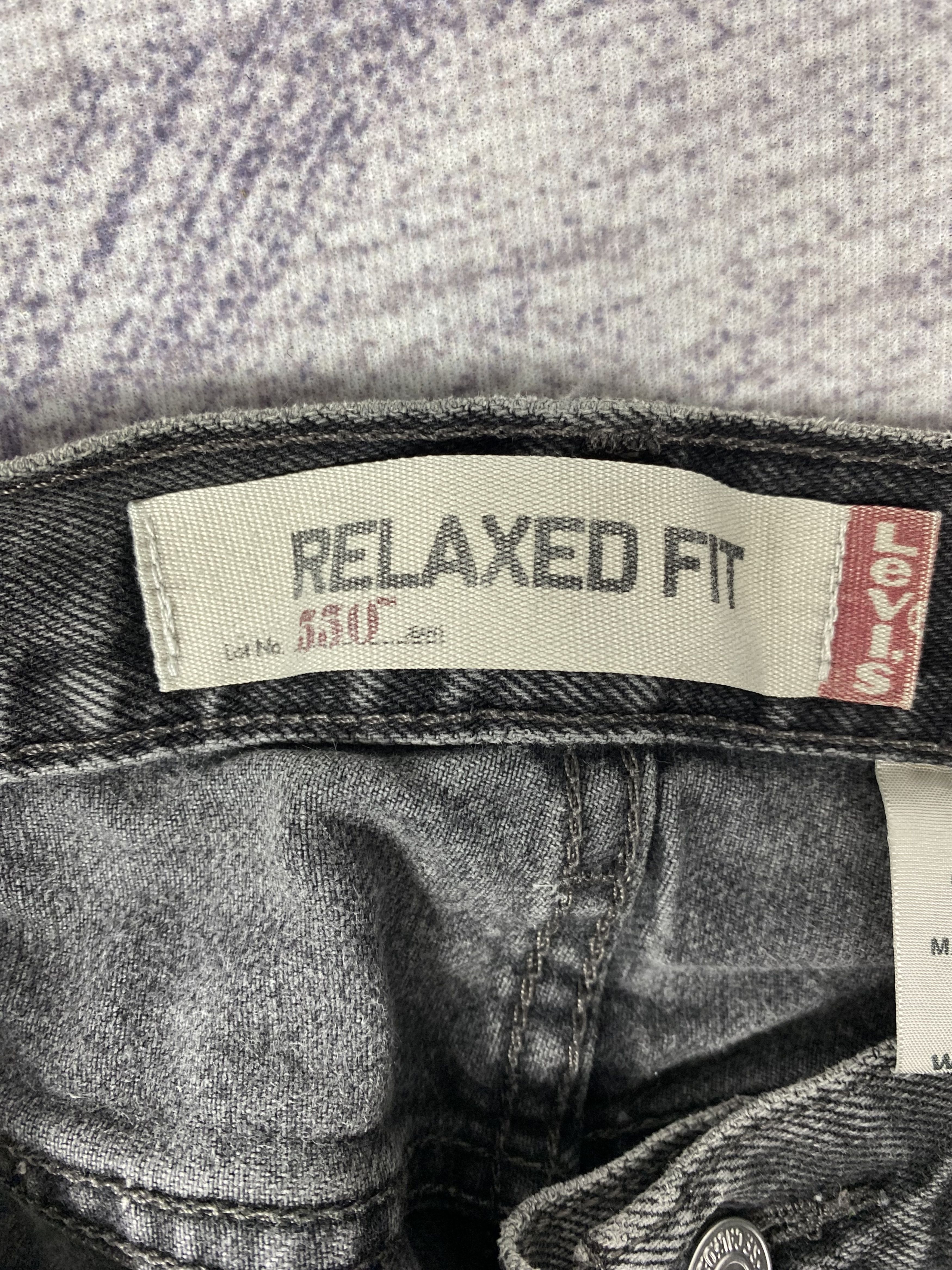 Levi's Vintage Levi's 550 Relaxed Fit Black Denim Jeans PT0482 Size US 36 / EU 52 - 17 Thumbnail