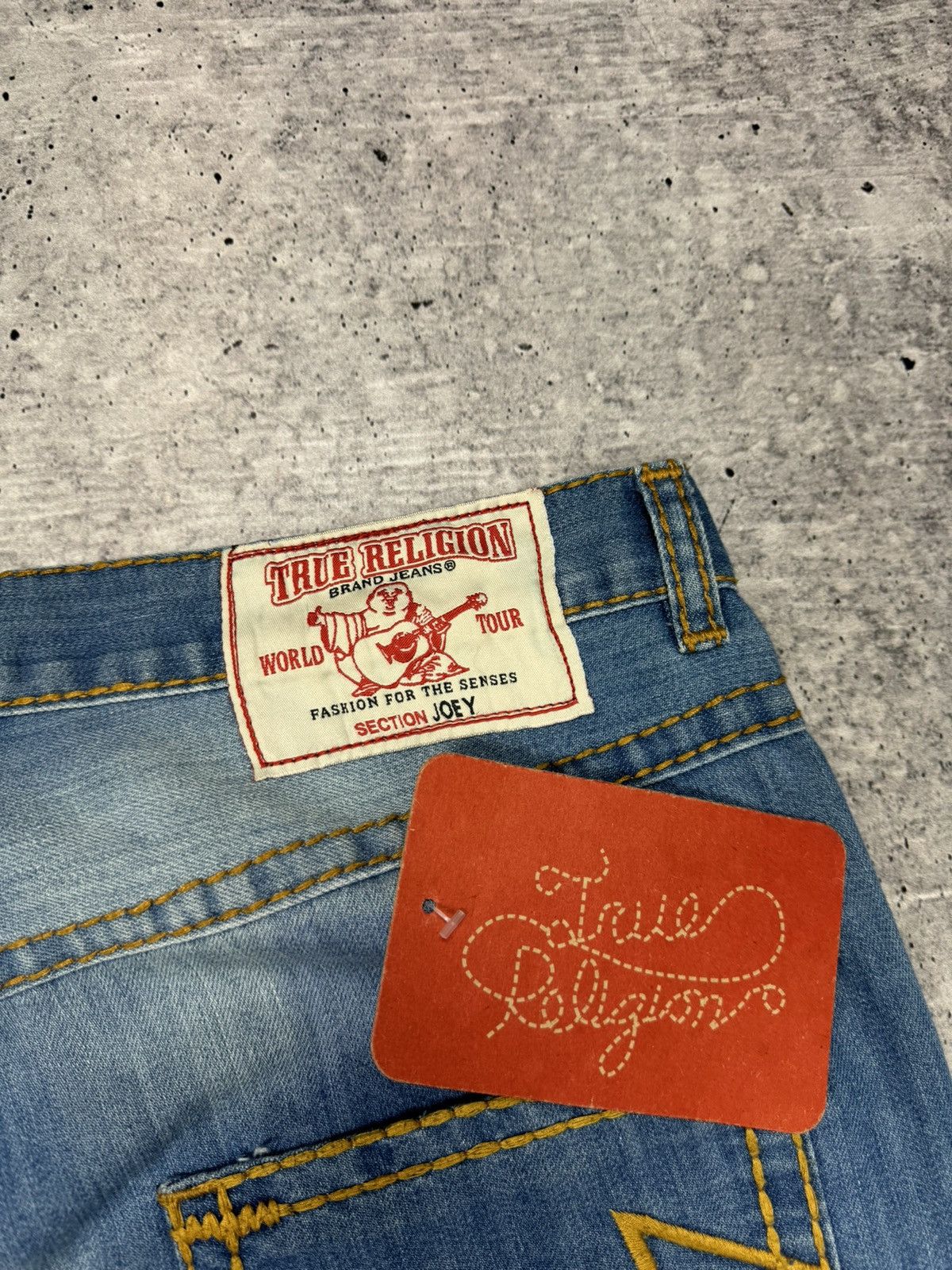 True Religion Vintage True Religion Y2K Knit Stonewashed Jeans Pants USA Size US 36 / EU 52 - 19 Thumbnail