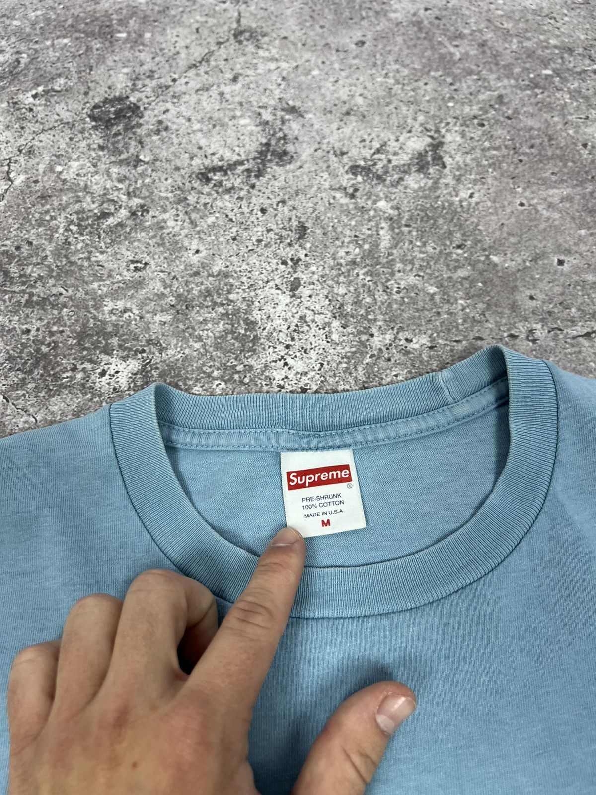 Supreme Supreme Anno Domini Tee Light Blue T-shirt Size US M / EU 48-50 / 2 - 12 Thumbnail