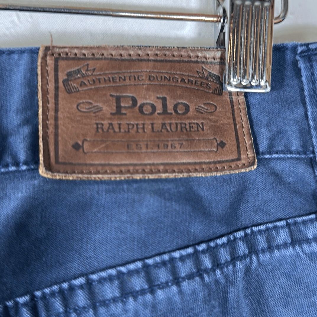 Polo Ralph Lauren Polo Ralph Lauren Pants Navy Blue 36x30 100% Cotton Jeans Men Straight Inseam 30 in Blue Size US M / EU 48-50 / 2 - 6 Thumbnail