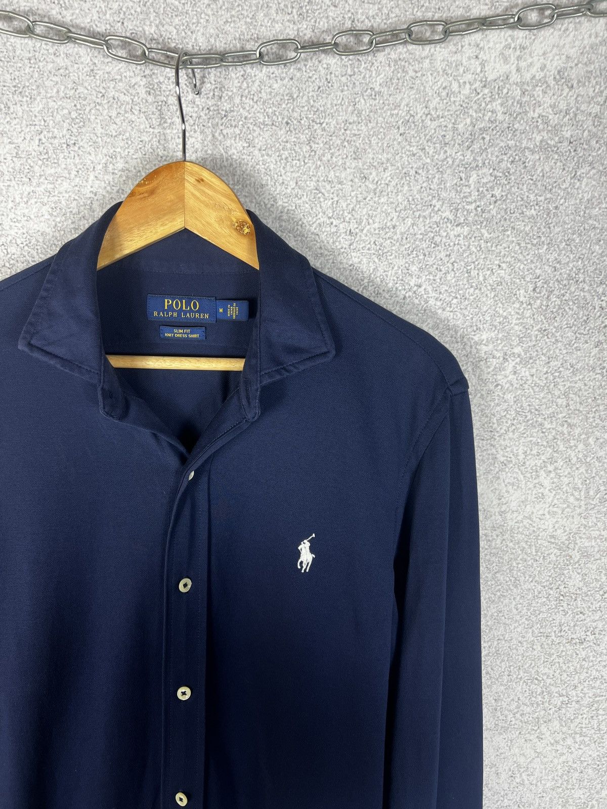 Polo Ralph Lauren Polo Ralph Lauren SLIM FIT KNIT DRESS SHIRT Size US M / EU 48-50 / 2 - 2 Thumbnail