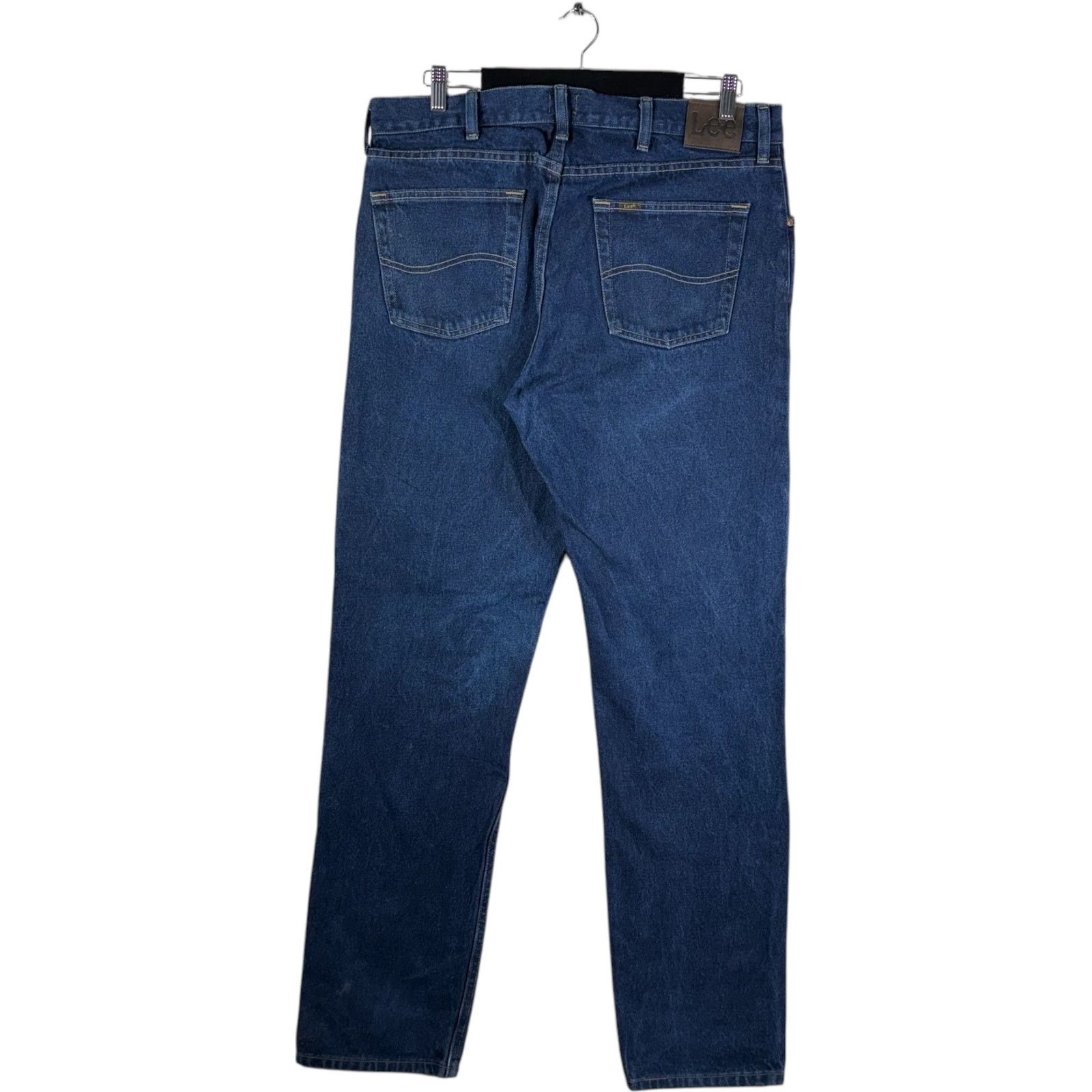 Lee Lee Regular Fit Denim Straight Leg Jeans 38x35 Size US 38 / EU 54 - 5 Thumbnail