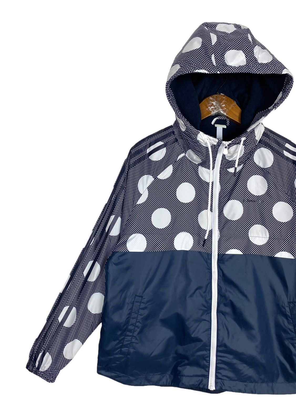 Adidas Rare‼️ Adidas Neo Hoodie Polka Dot Size L / US 10 / IT 46 - 2 Thumbnail