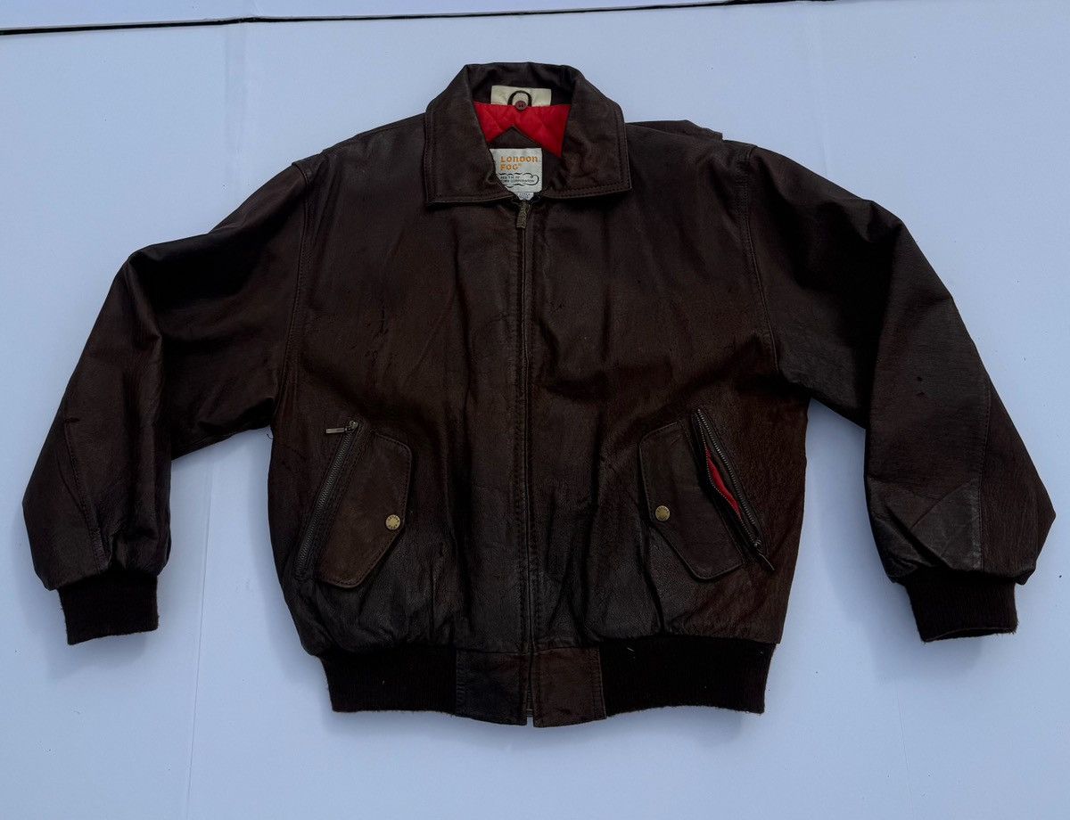 London Fog London Fog Dark Brown Bomber Jacket Size US M / EU 48-50 / 2 - 1 Thumbnail