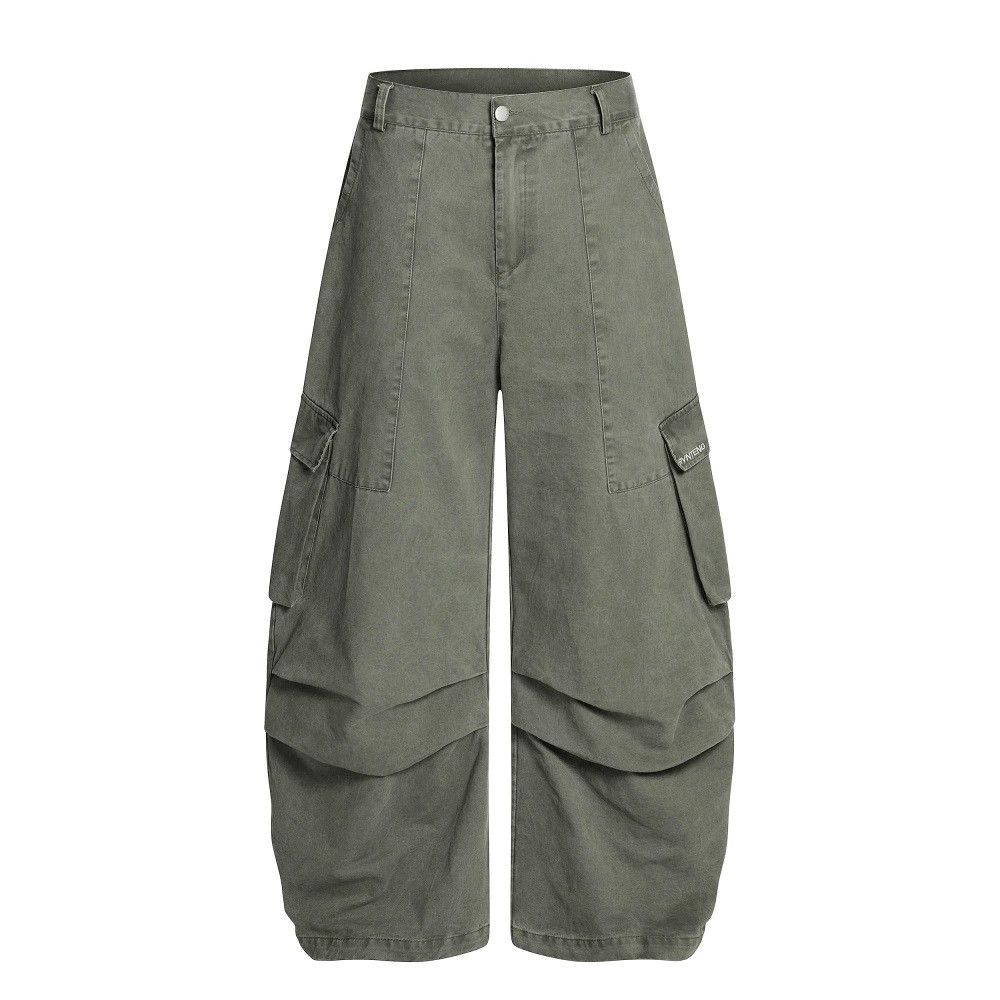 Jean Men's American loose punk washed workwear machete pants Size US 32 / EU 48 - 1 Thumbnail