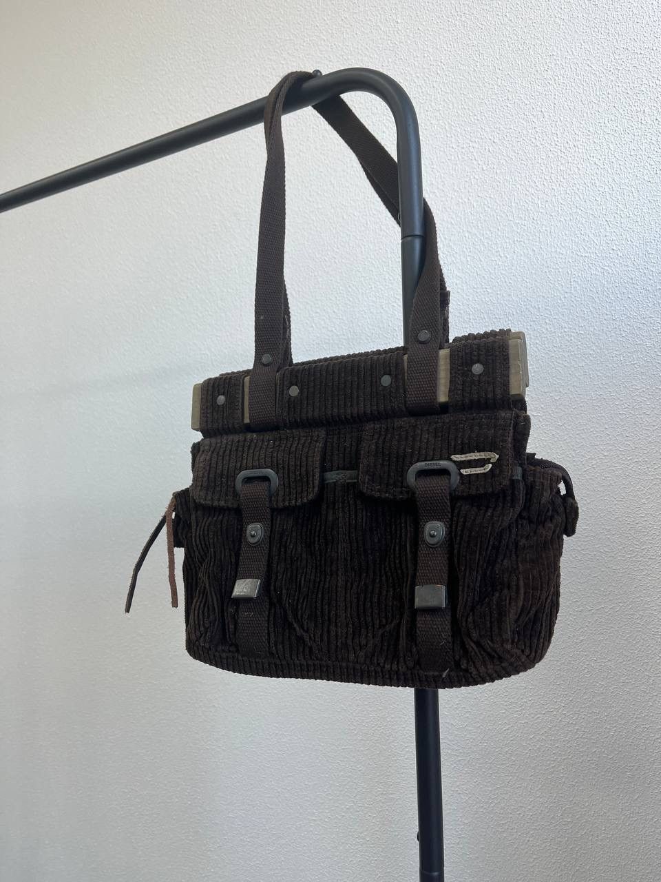 Diesel × Vintage Vintage Diesel y2k Velvet Logo Bag Size ONE SIZE - 3 Thumbnail