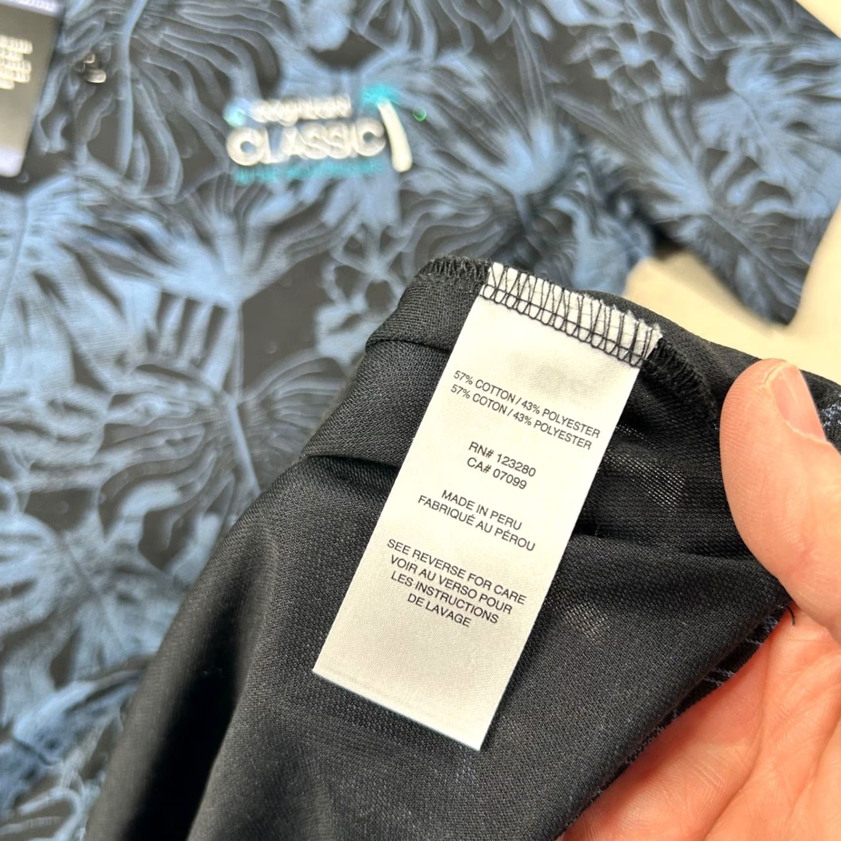 TravisMathew Travis Mathew Shirt Mens L Golf Polo Black Floral All Over Print Mainlanders Size US L / EU 52-54 / 3 - 4 Thumbnail