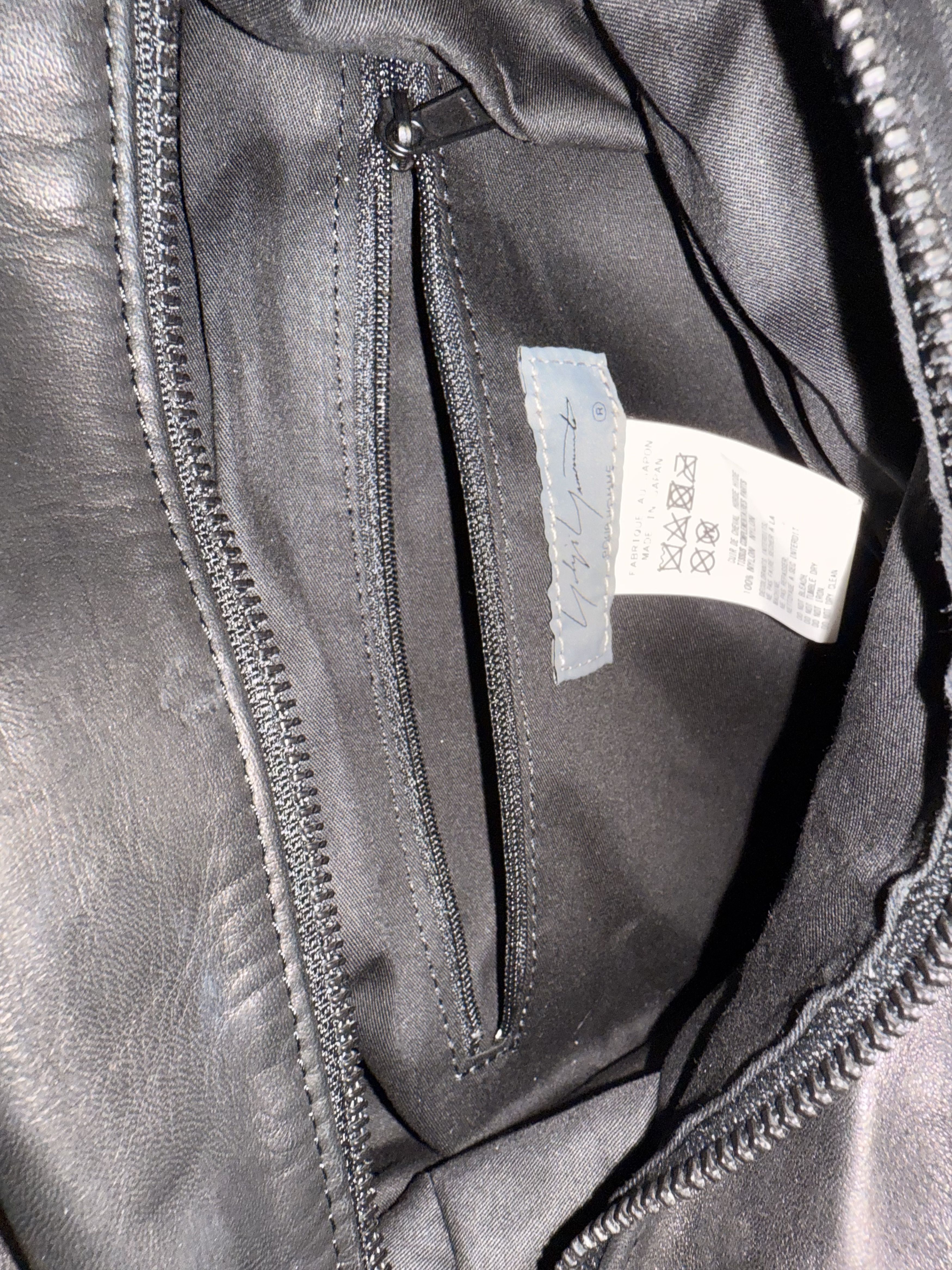Yohji Yamamoto Horse Leather Multiple-Pocket Backpack Size ONE SIZE - 17 Thumbnail
