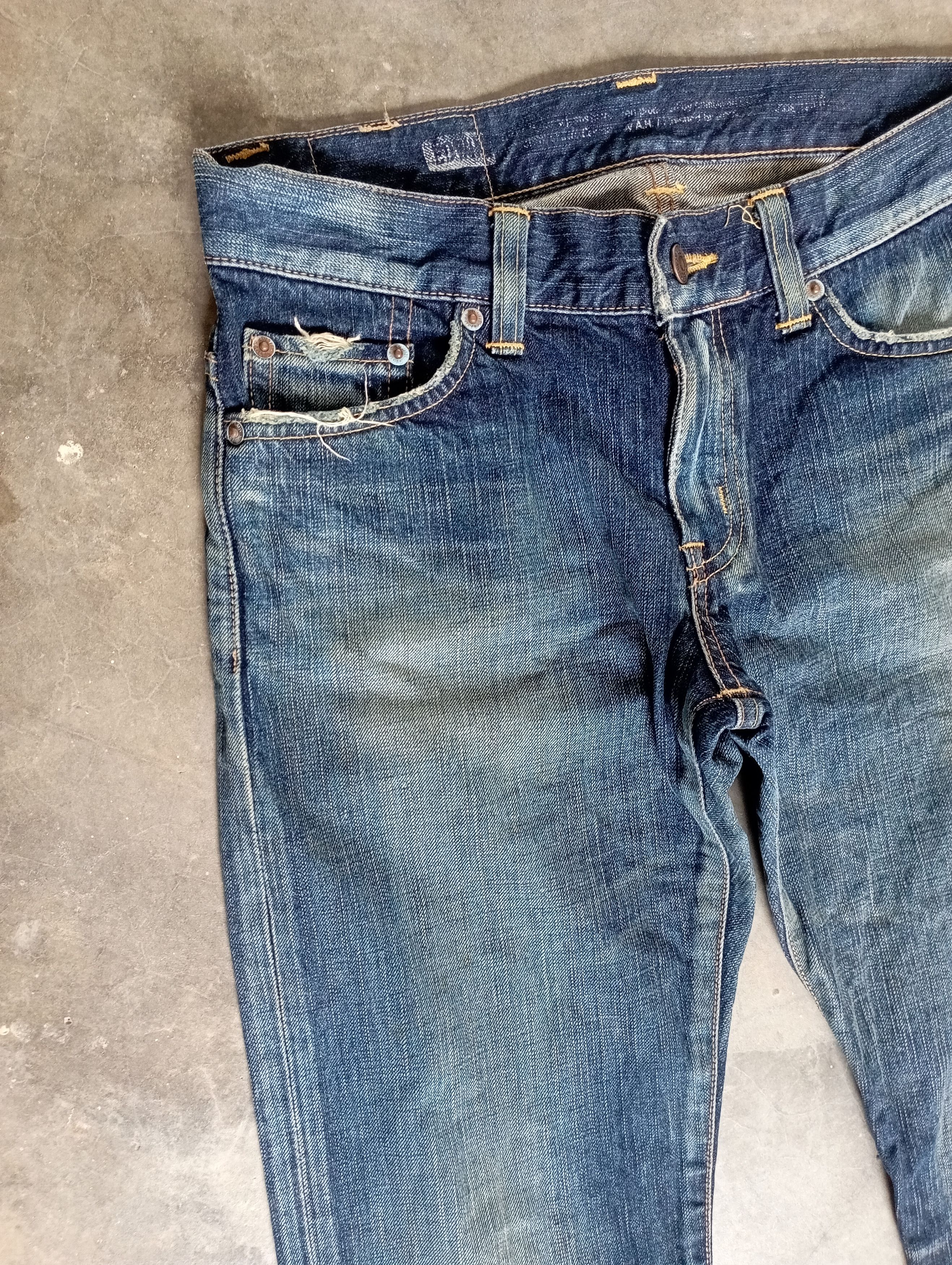 Edwin Flare Jeans Japan Edwin 503 Stone Wash Bootcut Jeans Size 29" - 8 Thumbnail